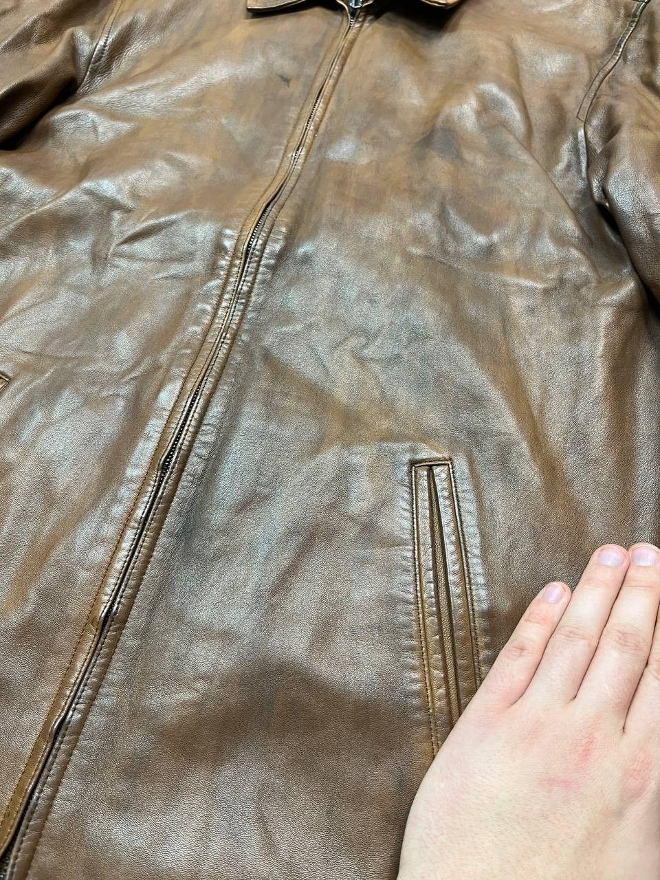 Ralph Lauren Purple Label Ralph Lauren Purple Label Leather Zip Jacket Size US M / EU 48-50 / 2 - 19 Thumbnail