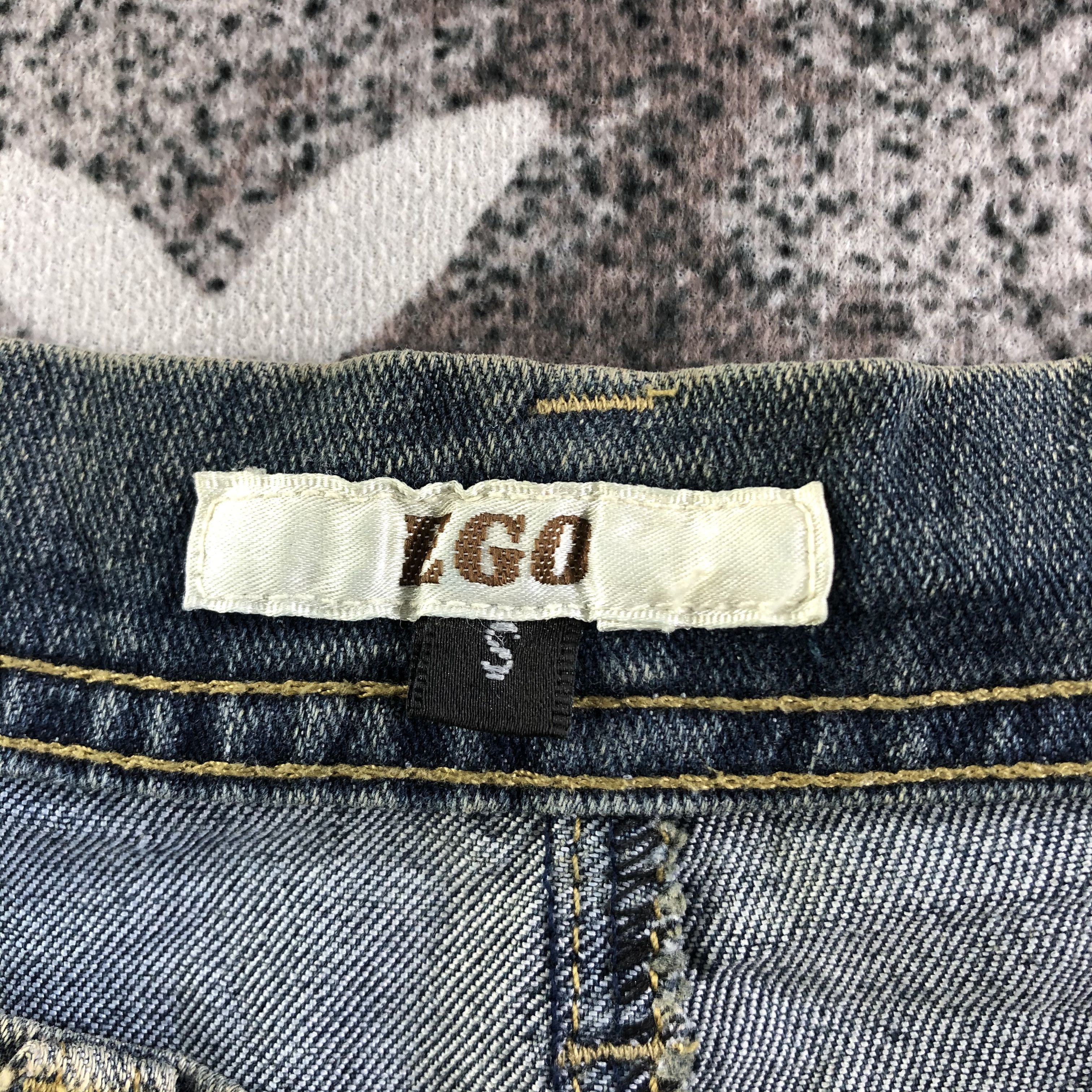 If Six Was Nine Japanese Flared Jeans Bootcut Denim KJ3097 Size US 28 / EU 44 - 8 Thumbnail
