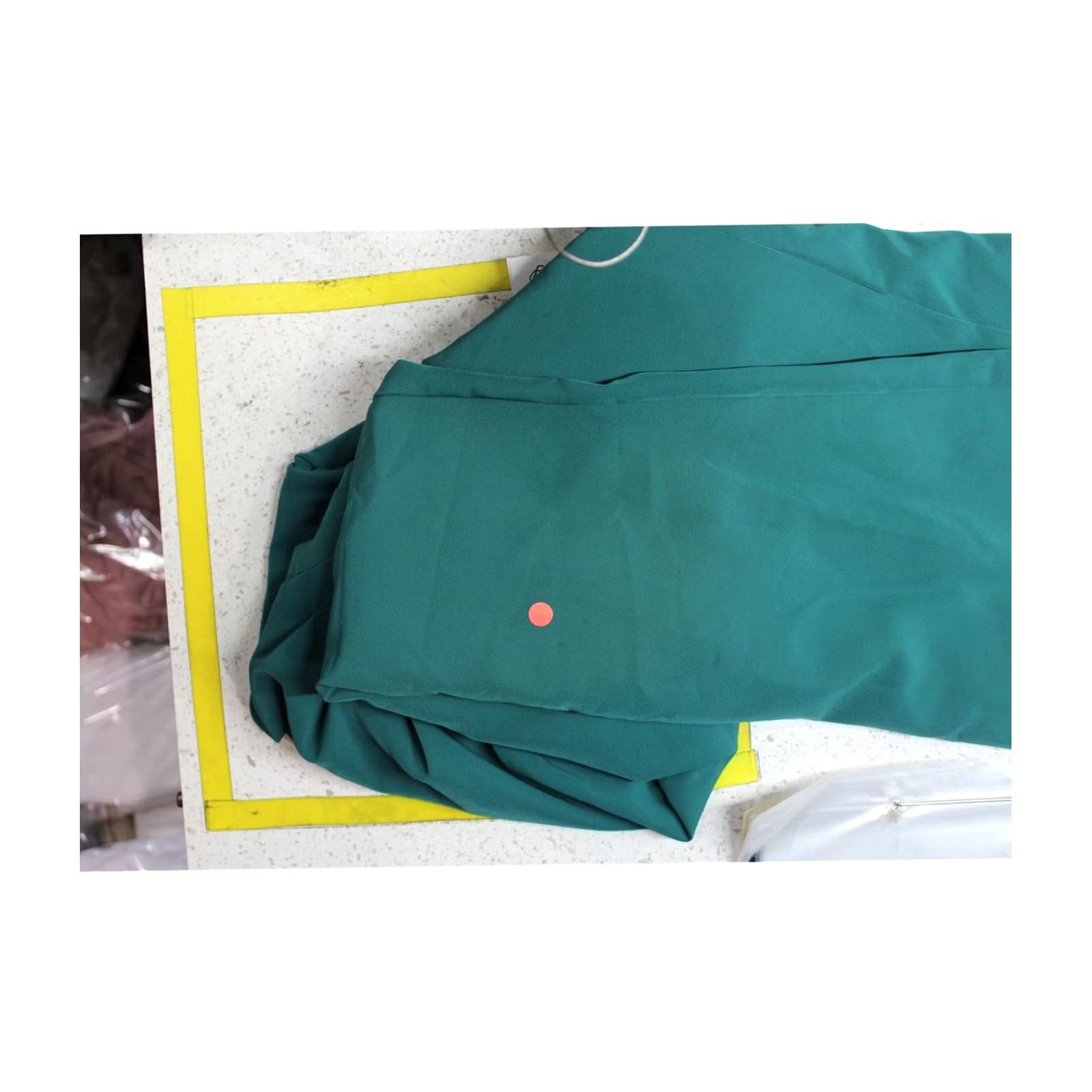 Adrianna Papell Adrianna Papell Womens Gown Dress emerald Petite 4P Puff-Sleeve Ruched Size S / US 4 / IT 40 - 2 Thumbnail