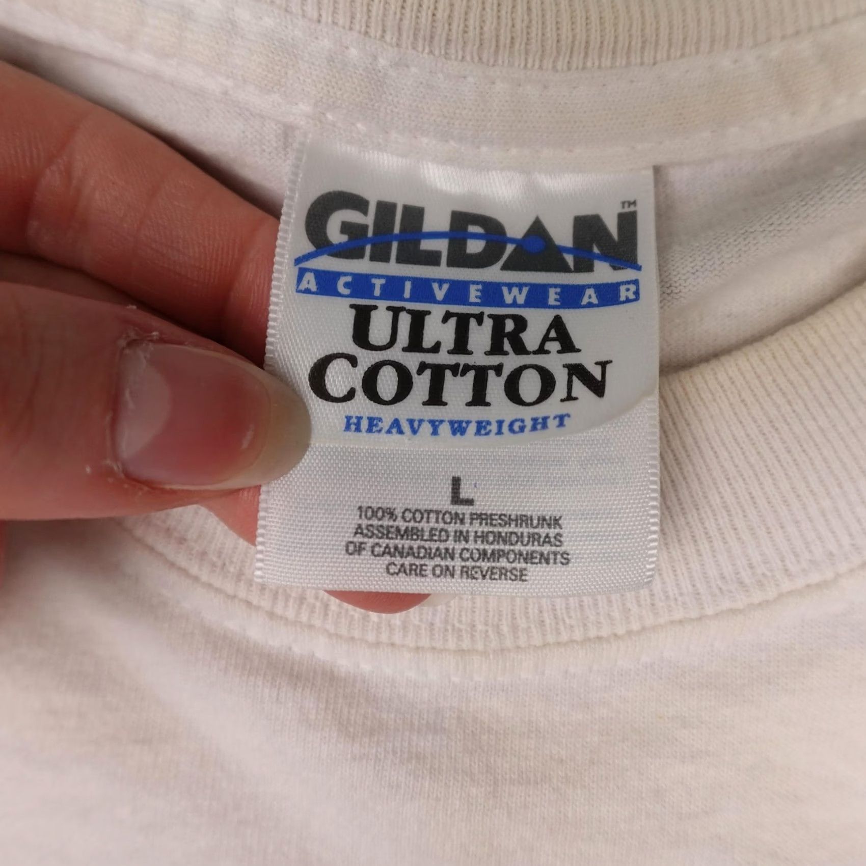Gildan Vintage Blue Angels Shirt Mens L White 90s Graphic Navy Aviation Military T-Shirt Size US L / EU 52-54 / 3 - 2 Thumbnail