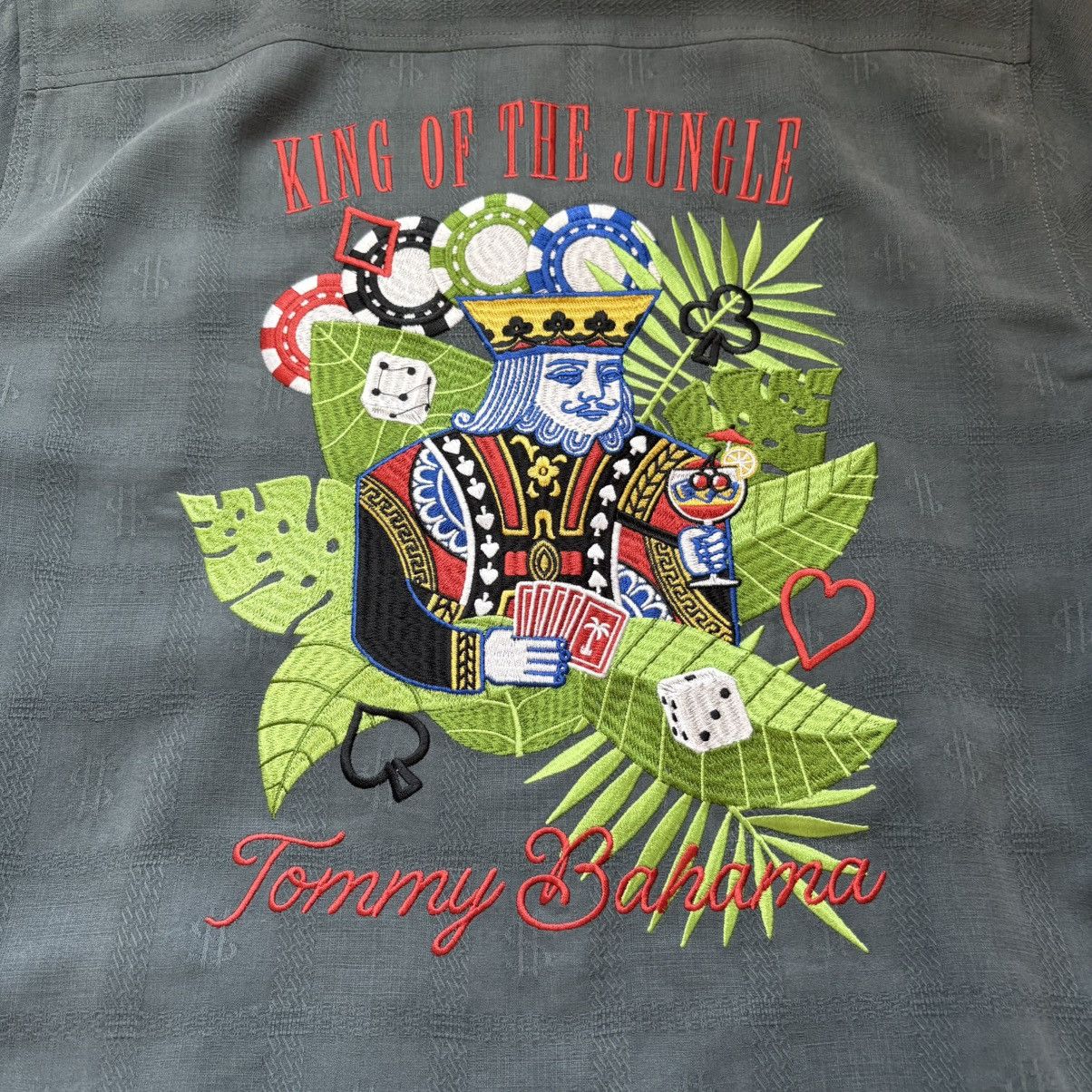 Tommy Bahama Tommy Bahama Silk Embroidered Shirt Size US XS / EU 42 / 0 - 2 Thumbnail