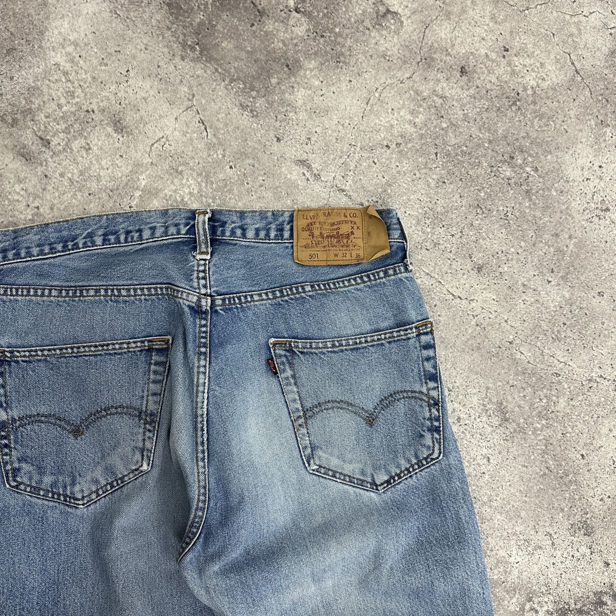 Levi's Vintage 90s Levis made in USA straight jeans 32x36 hype og Size US 32 / EU 48 - 8 Thumbnail