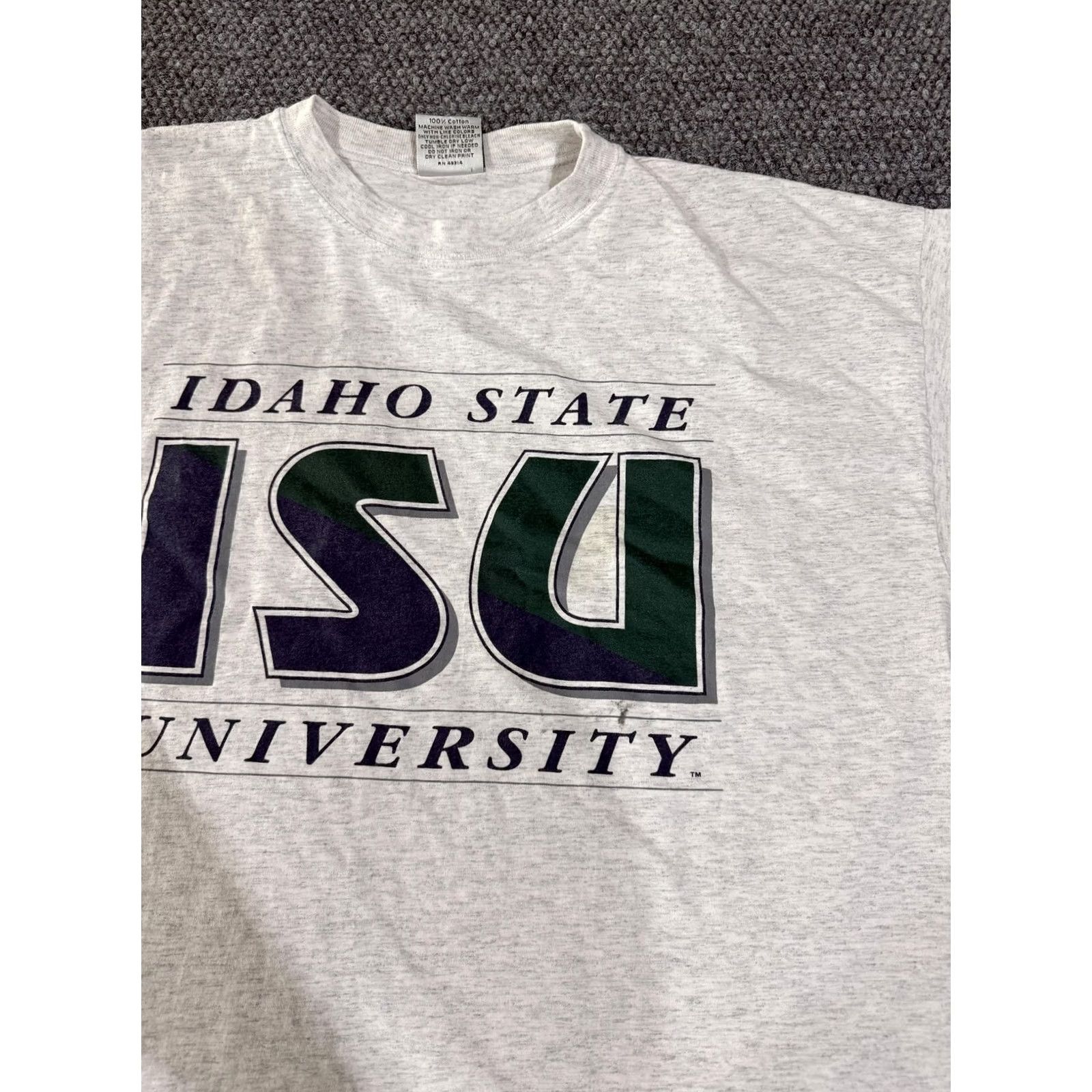 Vintage VINTAGE Gear For Sports Shirt Mens XL Gray Idaho State ISU University Graphic Shirt Size US XL / EU 56 / 4 - 4 Thumbnail
