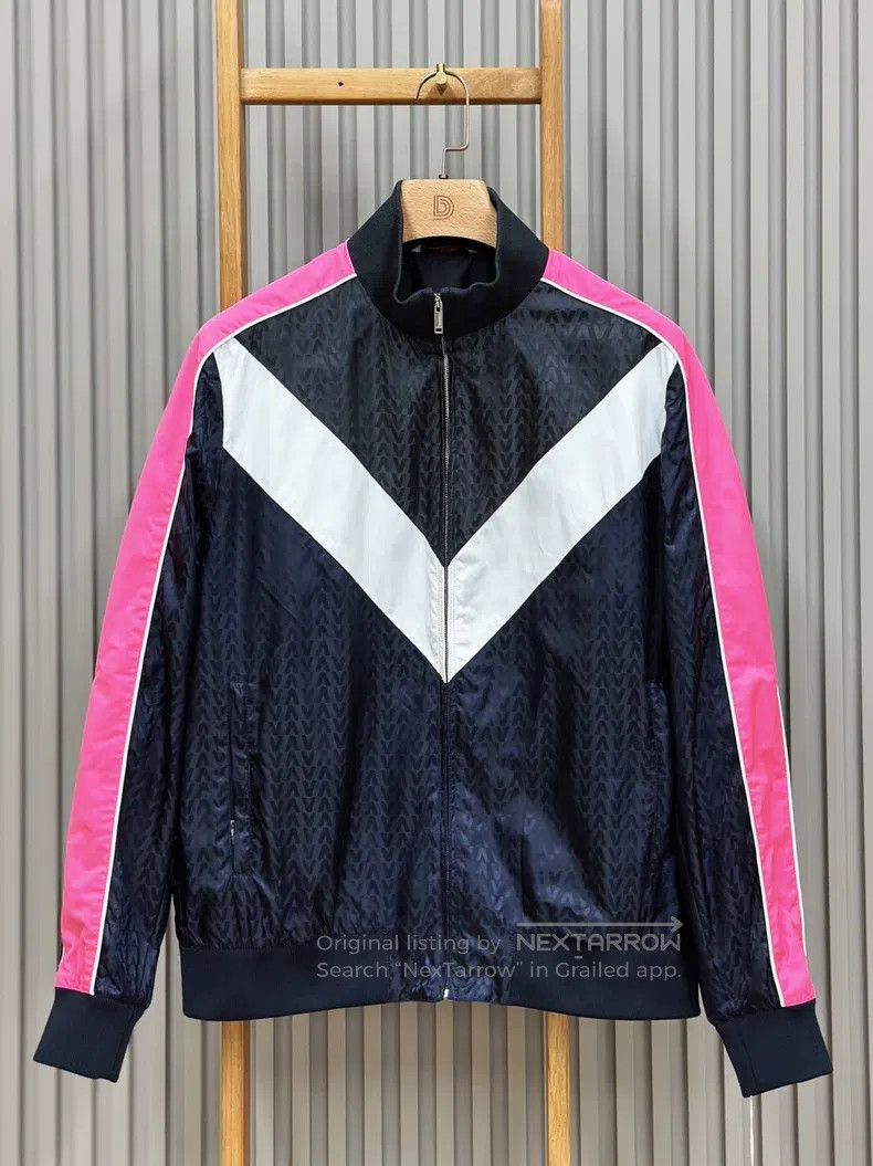 Valentino Blue casual hooded jacket