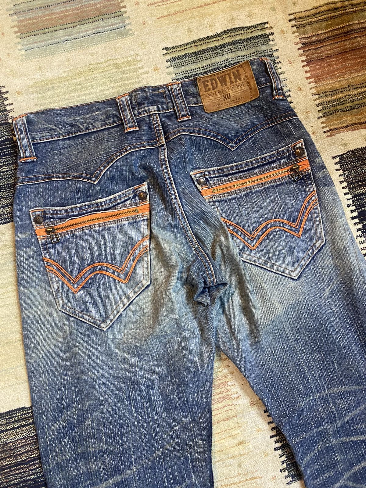 Edwin × Japanese Brand × Vintage 🔥 Very Rare 🔥 Vintage Edwin Denim Pants Size US 31 - 6 Thumbnail
