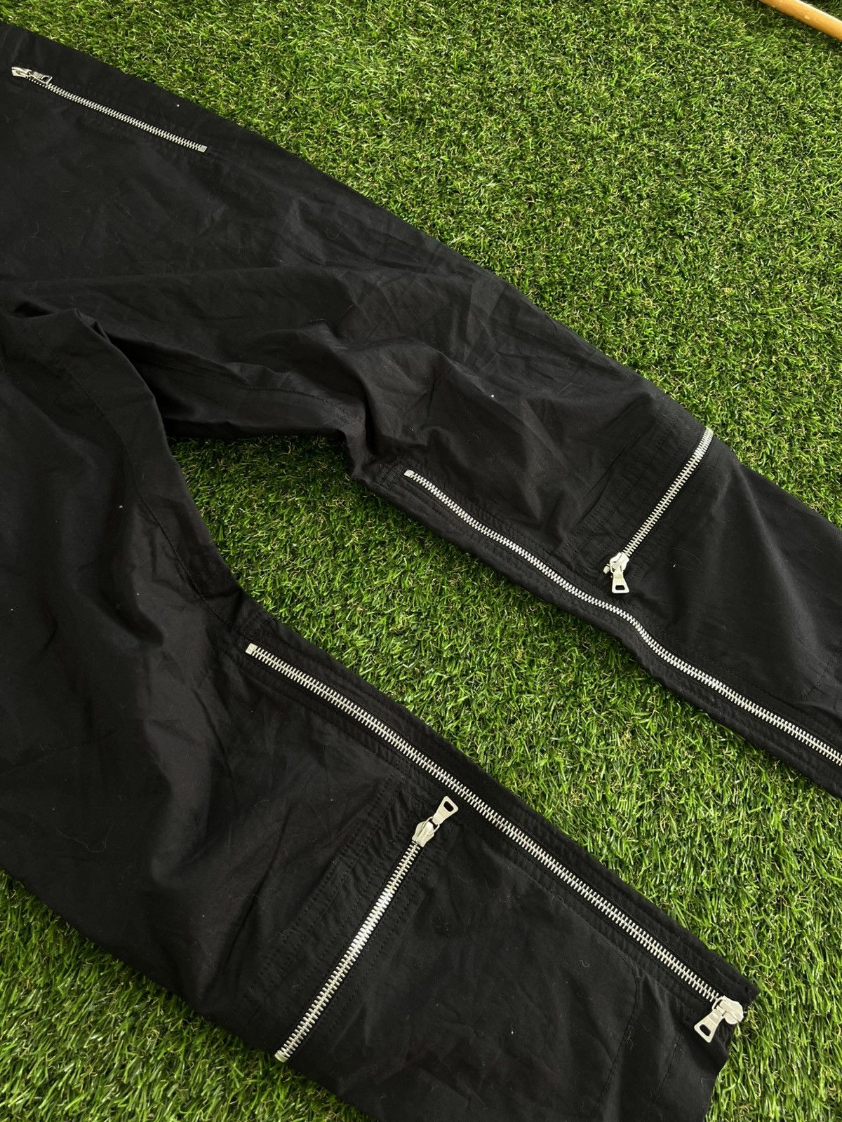 Prada PRADA Pants Cargo Biker Astro Bondage Zipper Laced Vintage Size 28" / US 6 / IT 42 - 3 Thumbnail