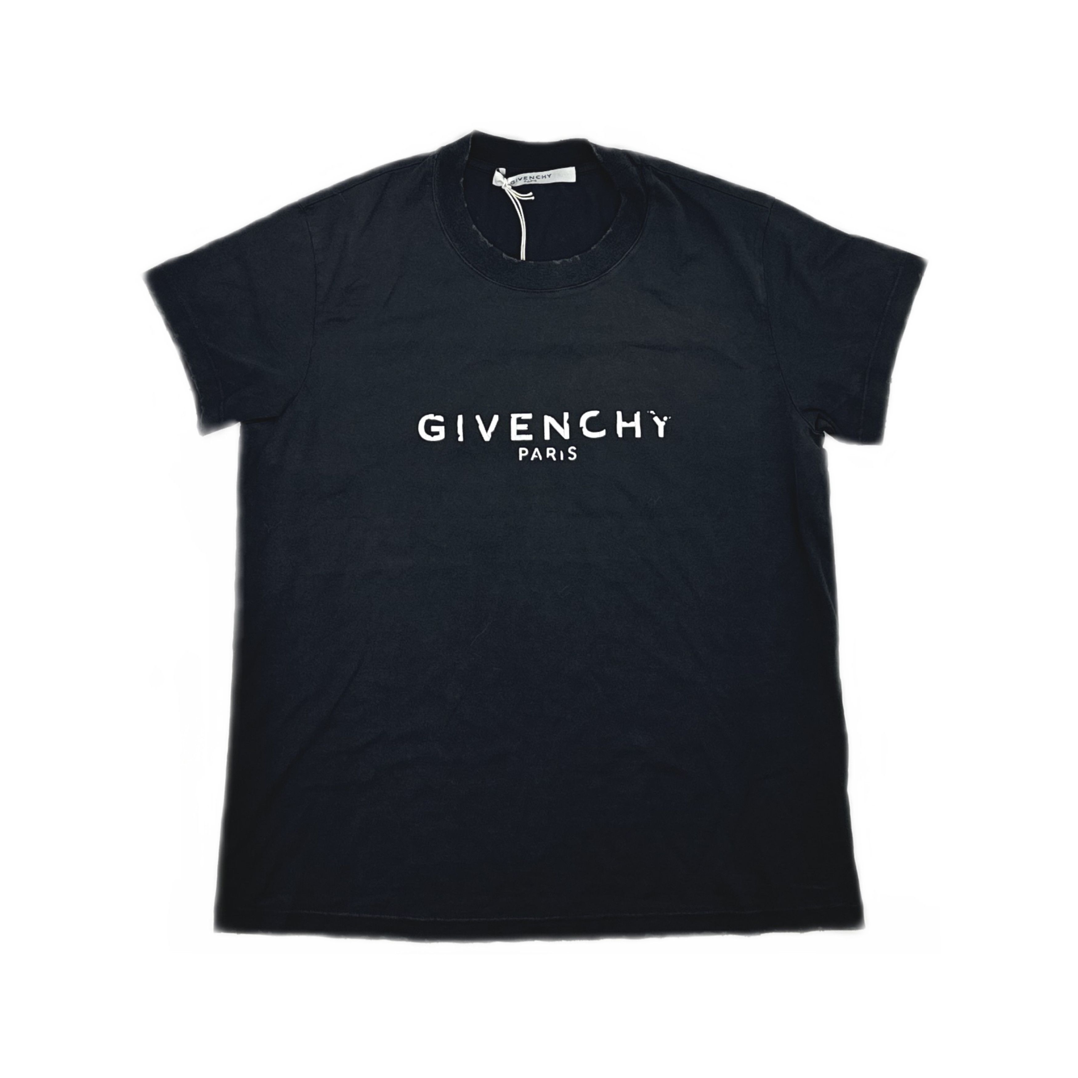 Givenchy Givenchy Distressed Logo T-Shirt Size S Size S / US 4 / IT 40 - 1 Thumbnail