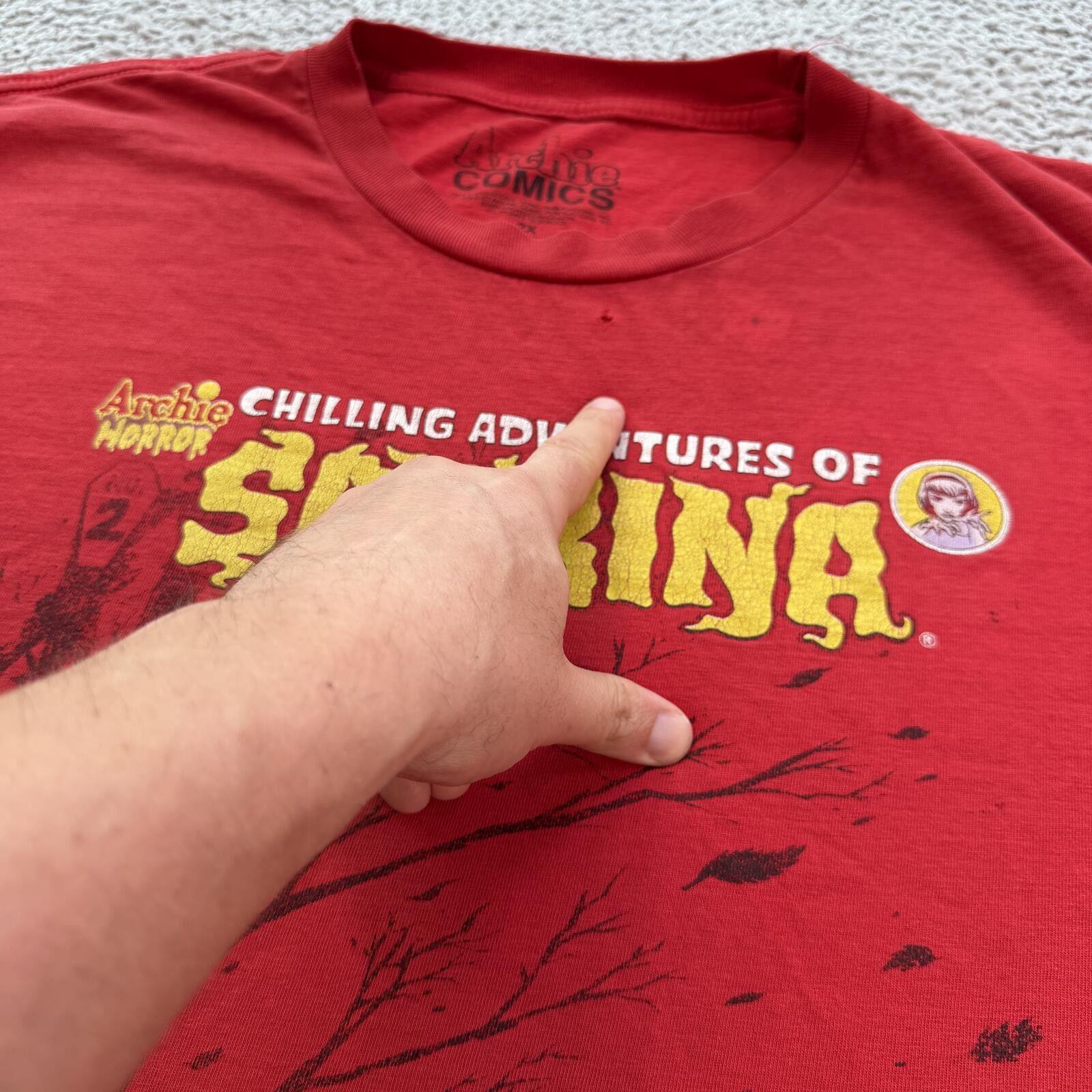 Other Archie Comics Chilling Adventures Of Sabrina T Shirt Red XL Size US XL / EU 56 / 4 - 6 Thumbnail