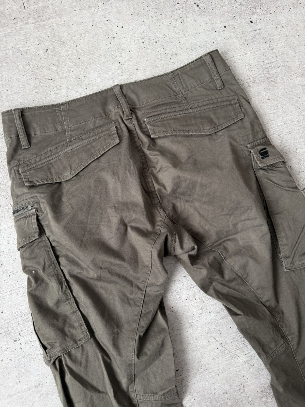 G-Star G-Star RAW Rovic Zip 3D Straight Tapered Cargo Pants Olive Size US 32 / EU 48 - 9 Thumbnail