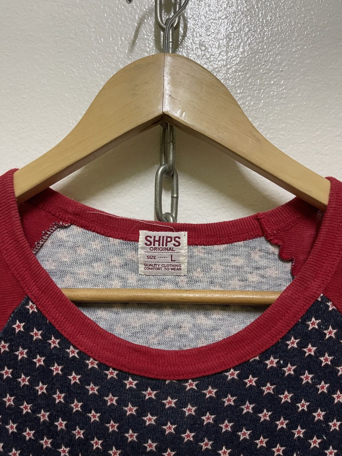 Japanese Brand × SHIPS Ships Raglan Full Printed Star Size US L / EU 52-54 / 3 - 6 Thumbnail