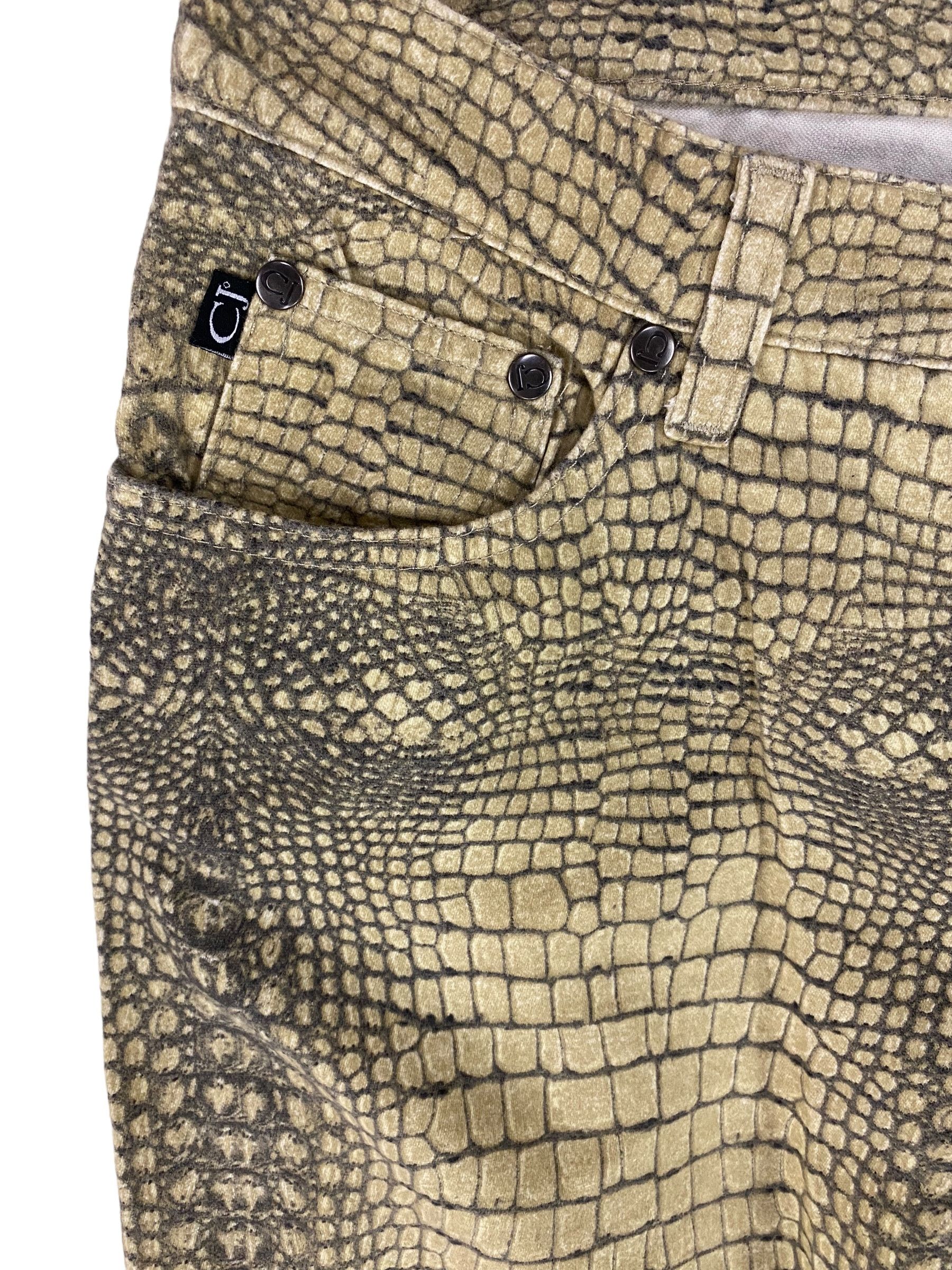 Designer × Just Cavalli × Roberto Cavalli Cavalli jeans crocodile printed pant Size US 31 - 3 Thumbnail