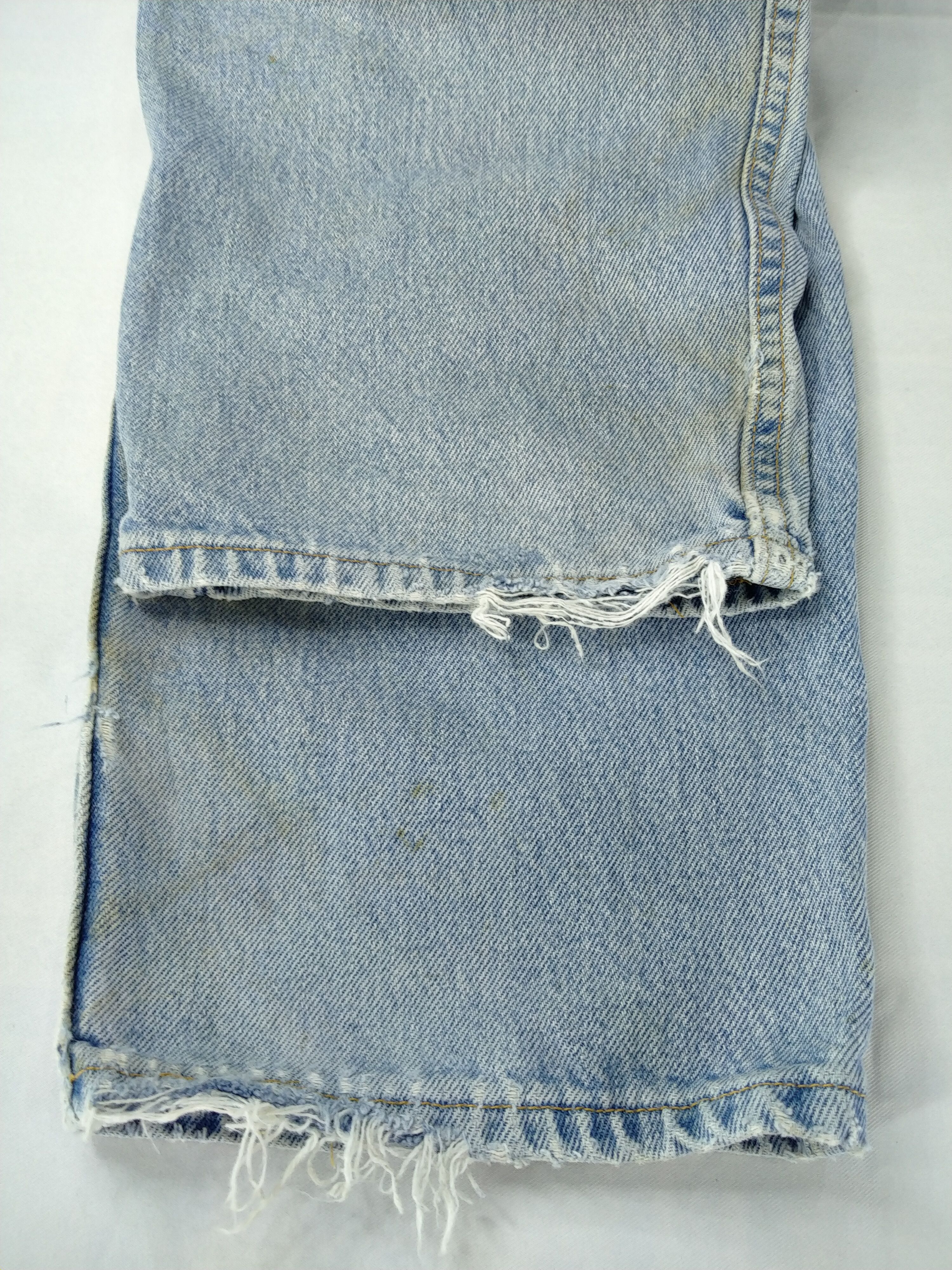Japanese Brand Light Blue Vintage Levi's 550 USA Denim 36x33.5 -JN560 Size US 36 / EU 52 - 17 Thumbnail