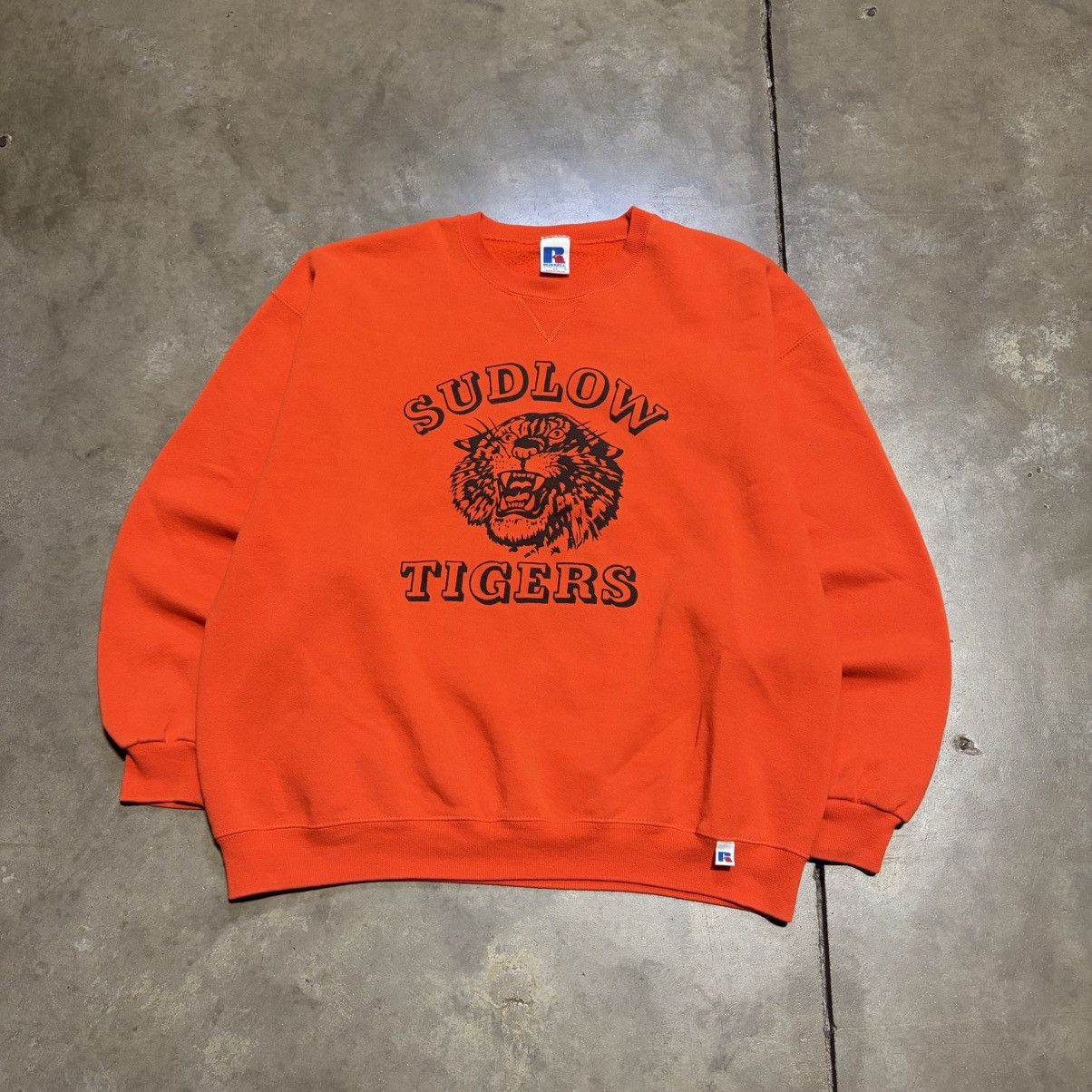 Russell Athletic Vintage 90s Russell Athletic Crewneck Sweatshirt Tigers Size US XL / EU 56 / 4 - 1 Thumbnail