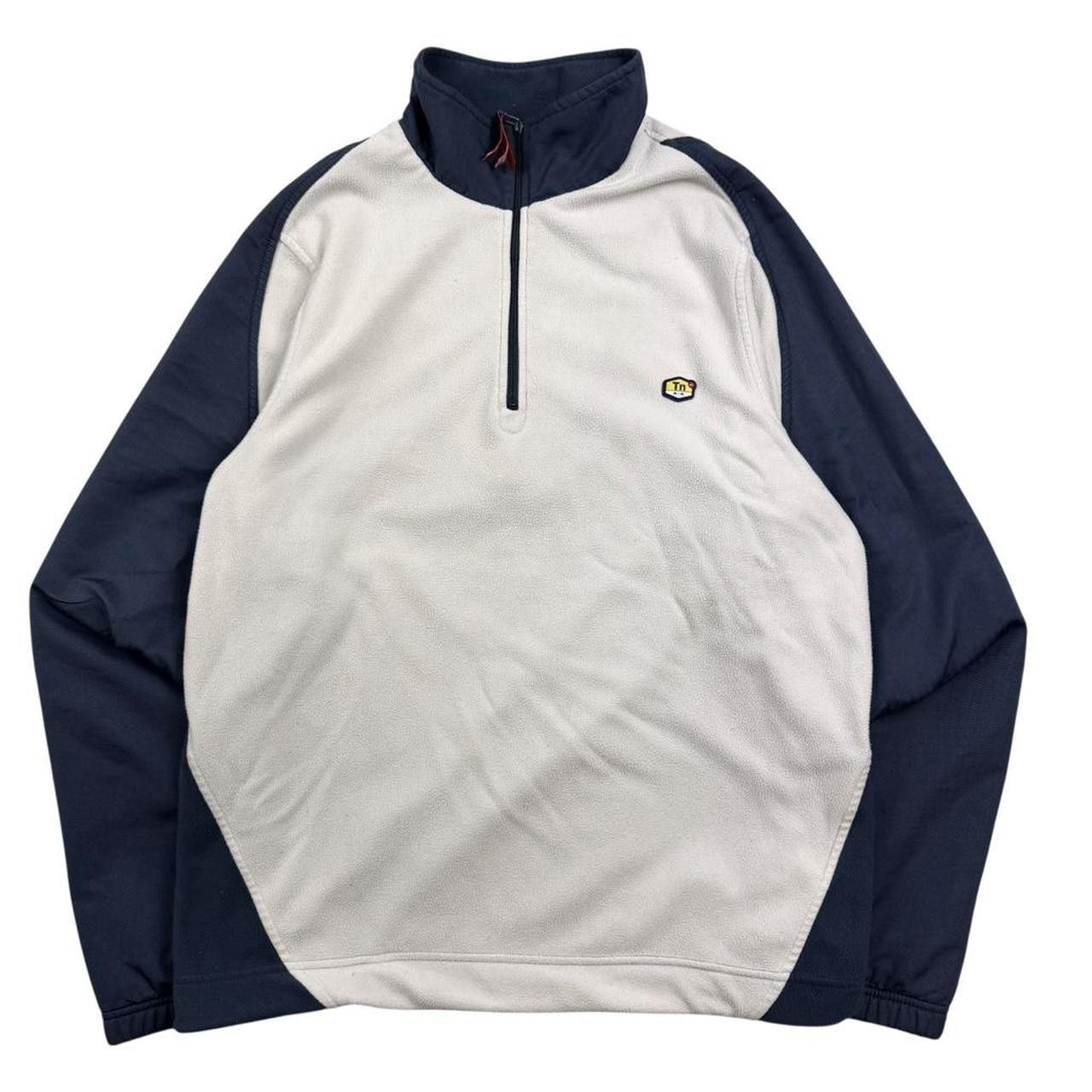 Nike Vintage 2000s Nike TN 1/4 Zip Fleece Jacket Navy - Small Size US S / EU 44-46 / 1 - 1 Thumbnail