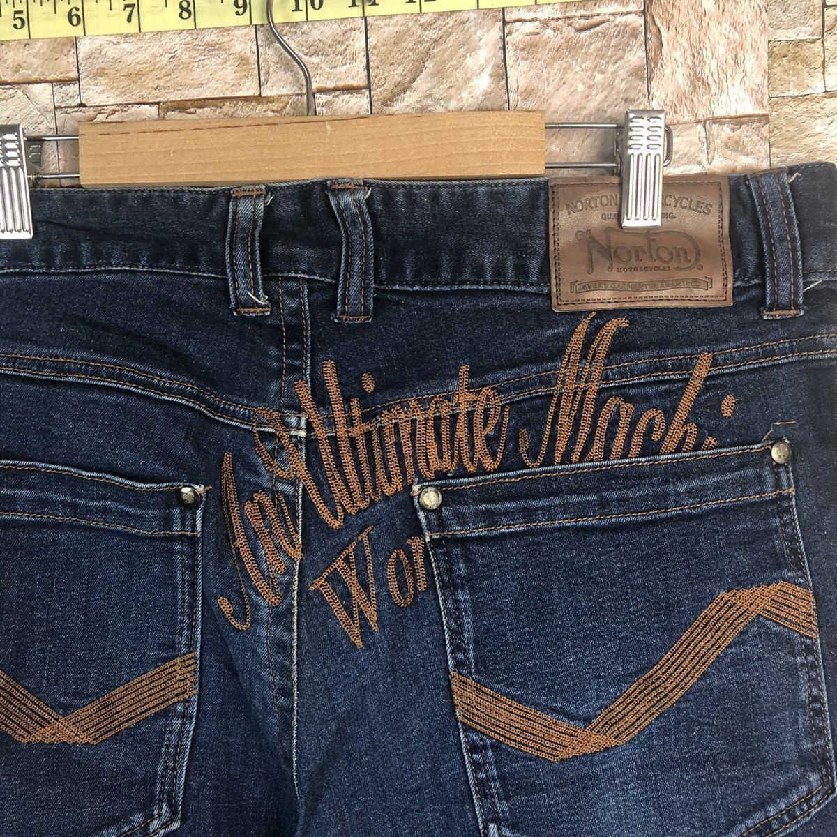 Japanese Brand × Norton Norton Blue Denim Pants #A64 Size US 34 / EU 50 - 17 Thumbnail
