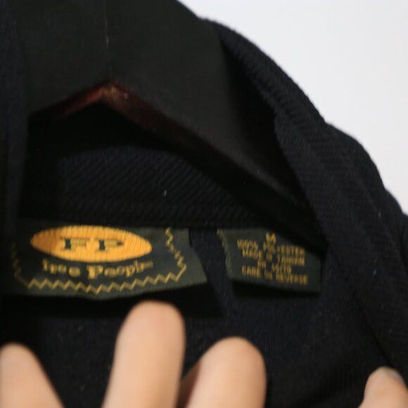 Free People Free People Vintage Full Zip Black Stitch Tech Jacket Size M / US 6-8 / IT 42-44 - 3 Thumbnail
