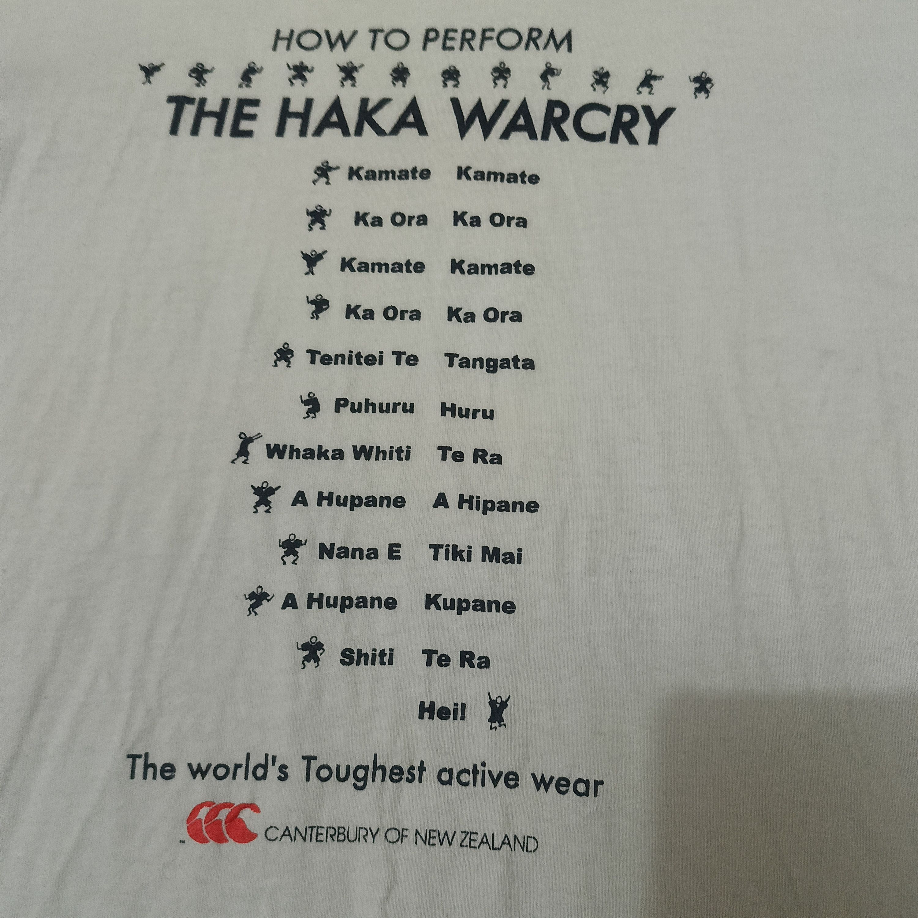 Canterbury of New Zealand × Japanese Brand The Haka Warcry Canterbury of new zealand t shirt Size US L / EU 52-54 / 3 - 2 Thumbnail