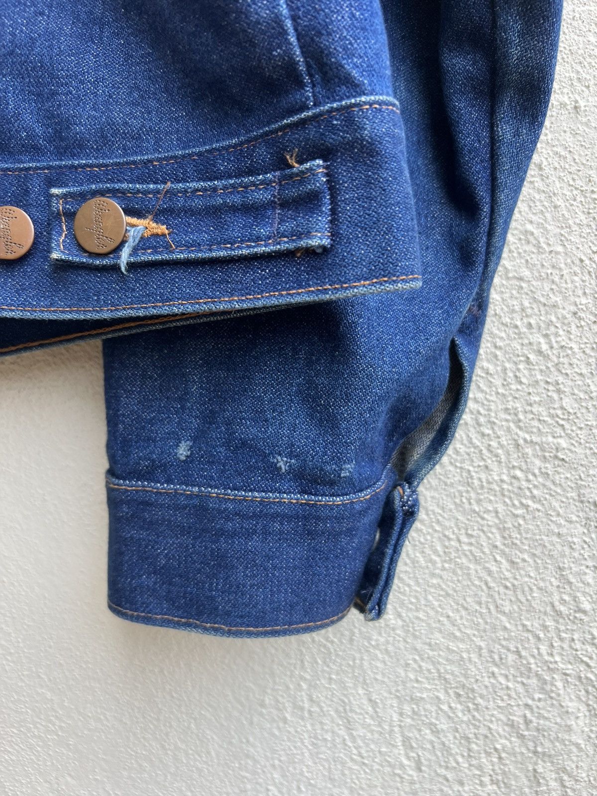 Vintage Vintage 70s 80s Wrangler Blue Denim Jacket Size US XXL / EU 58 / 5 - 16 Thumbnail