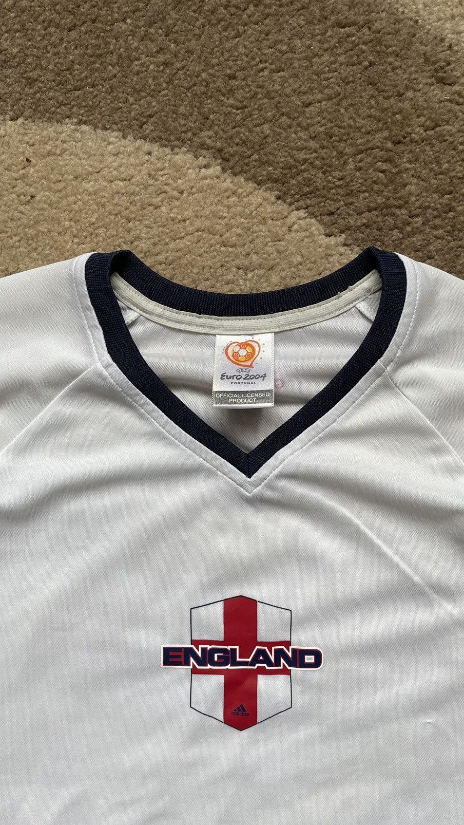Adidas UEFA Euro 2004 England Jersey small Shirt Adidas Size US M / EU 48-50 / 2 - 4 Thumbnail