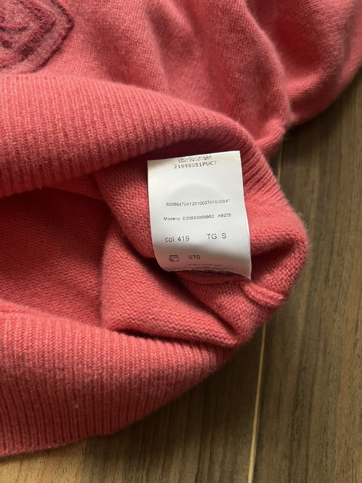 Moncler Moncler Big Logo Maglione Tricot Sweater Size S / US 4 / IT 40 - 11 Thumbnail