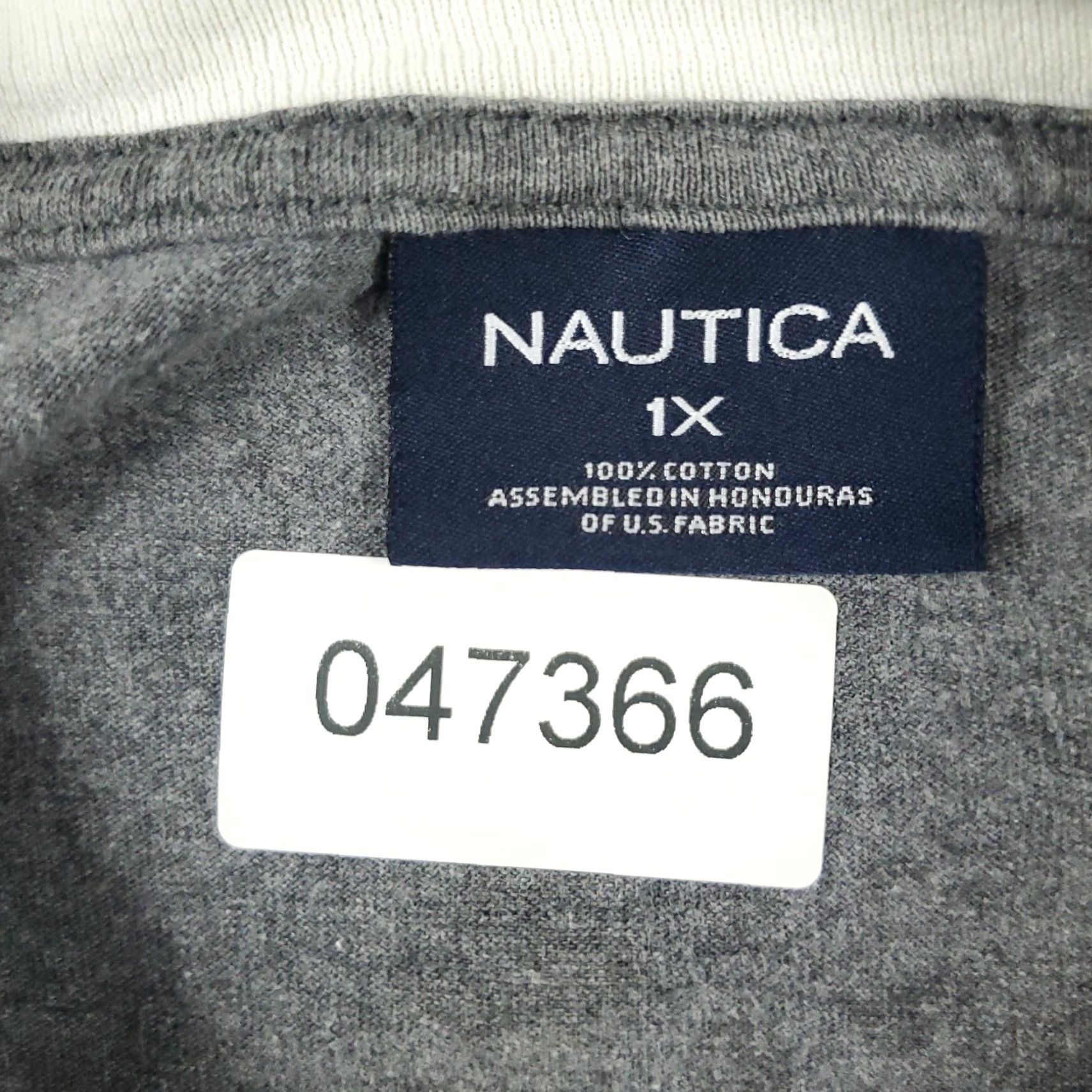 Nautica Nautica T-Shirt Mens Size 1X Gray Long Sleeve Crew Neck Classic Casual Shirt Size US XL / EU 56 / 4 - 8 Thumbnail