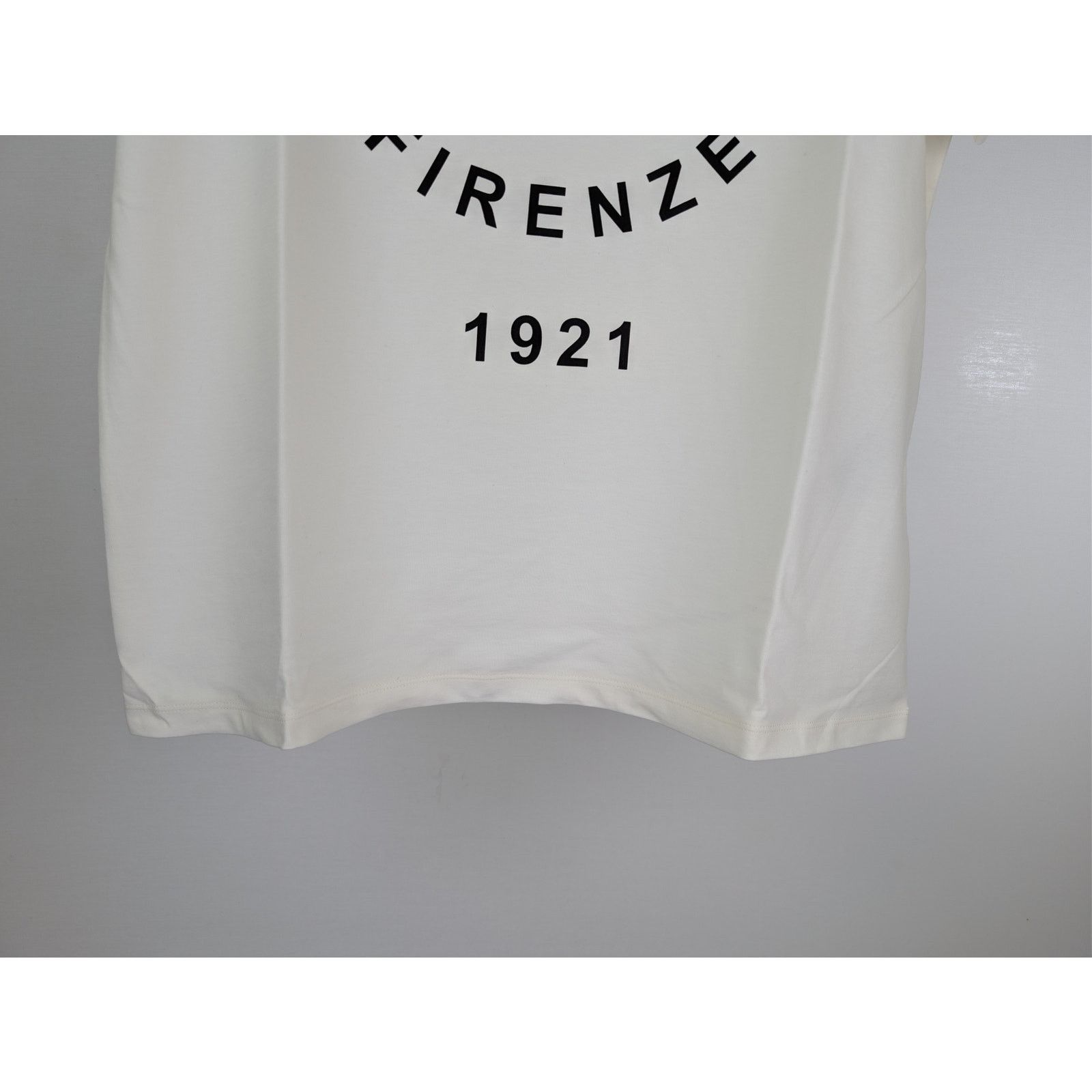 Gucci o1rshd1 Firenze 1921 cotton T-shirt in White Size US M / EU 48-50 / 2 - 4 Thumbnail