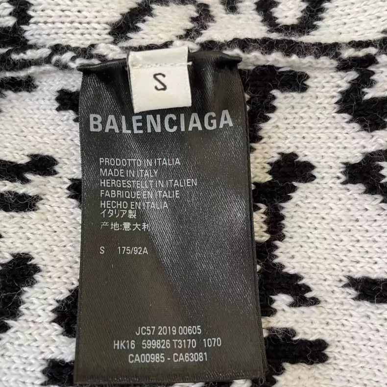 Balenciaga Balenciaga Cursive bullet screen sweater Size US S / EU 44-46 / 1 - 4 Thumbnail