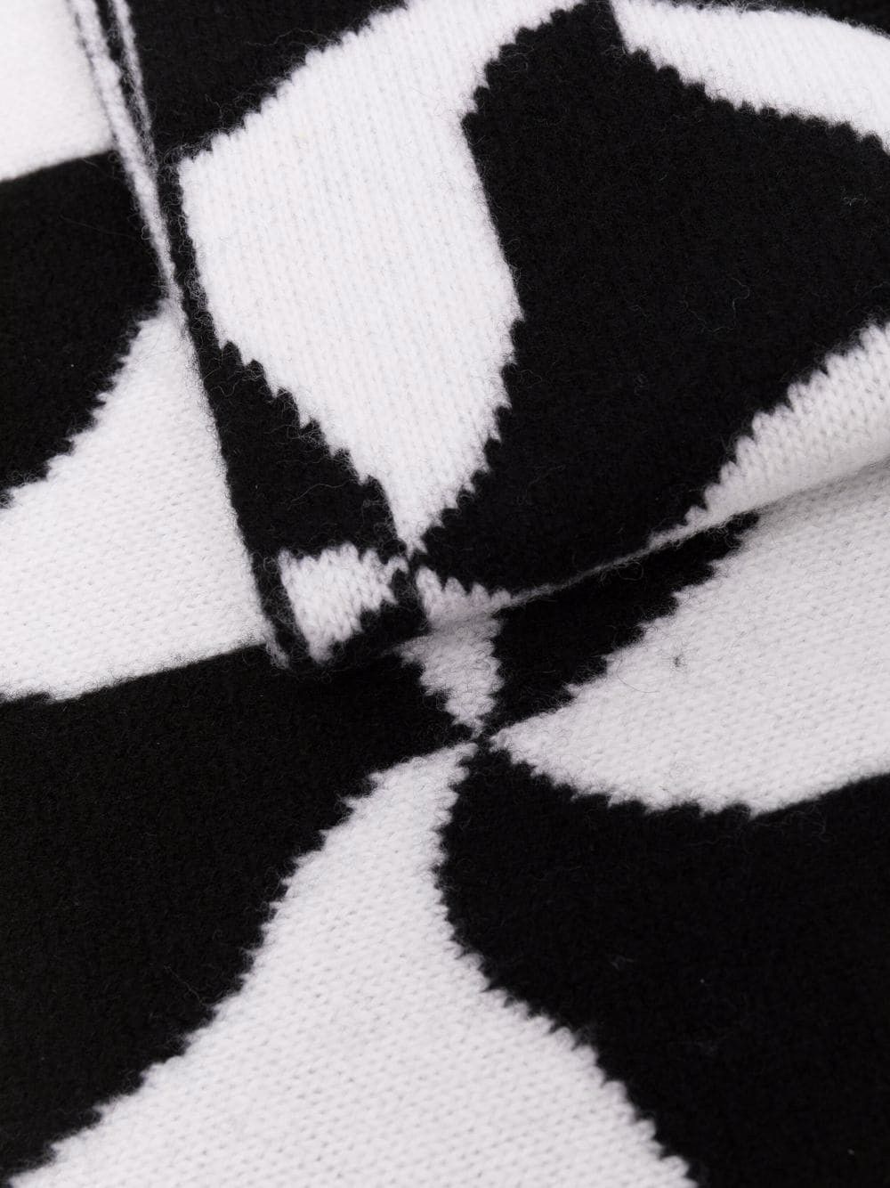 Bottega Veneta o1y0725 Size : OS / Scarf in Black/White Size ONE SIZE - 2 Thumbnail