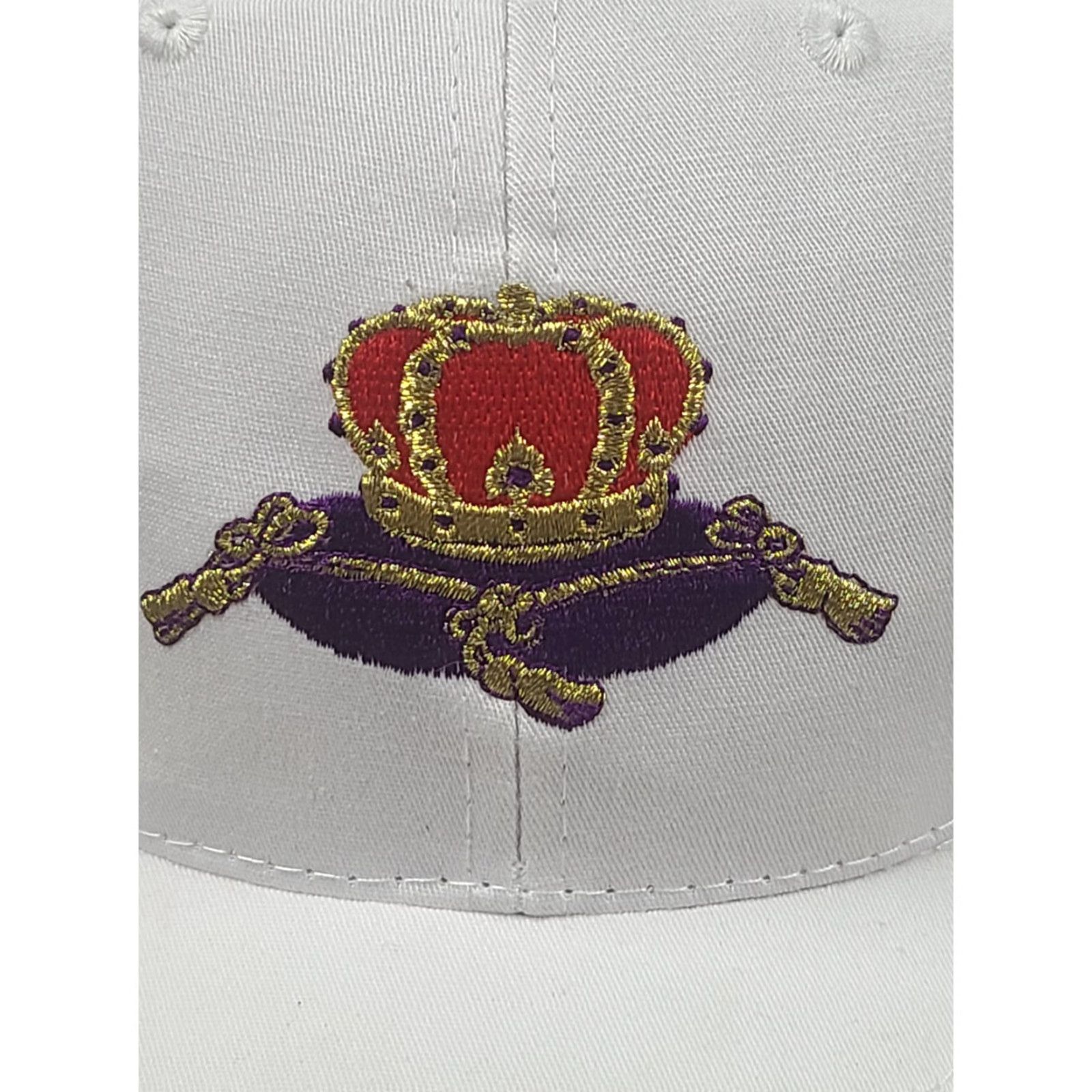Vintage VINTAGE Crown Royal Alcohol Promo Strapback Hat White Crown Embroidered Crown Mens Adjustable 90s USA Casual Hat Size ONE SIZE - 2 Thumbnail