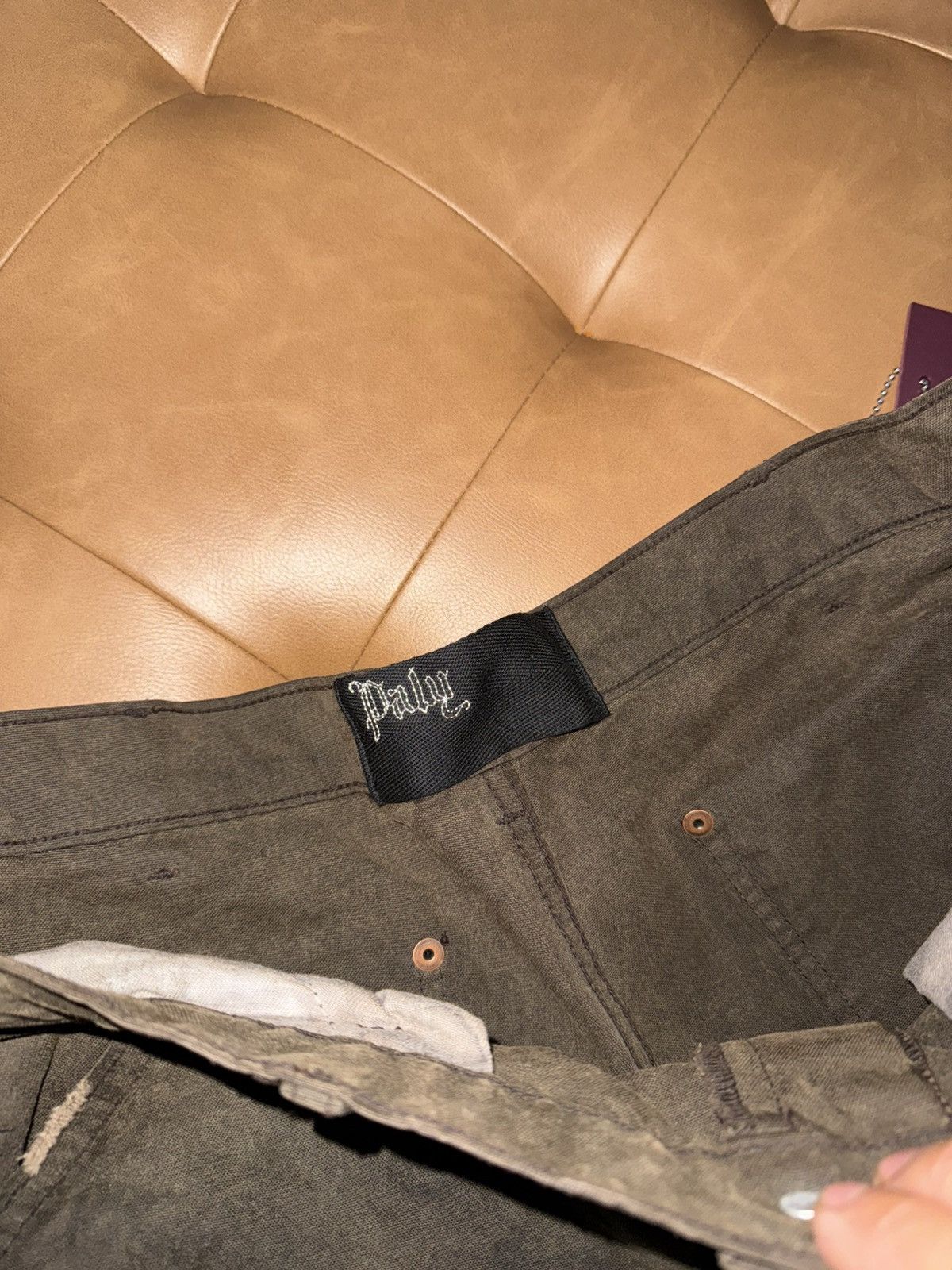 Paly Hollywood Sinned 4 nothing waxed canvas shorts Size US 34 / EU 50 - 6 Thumbnail