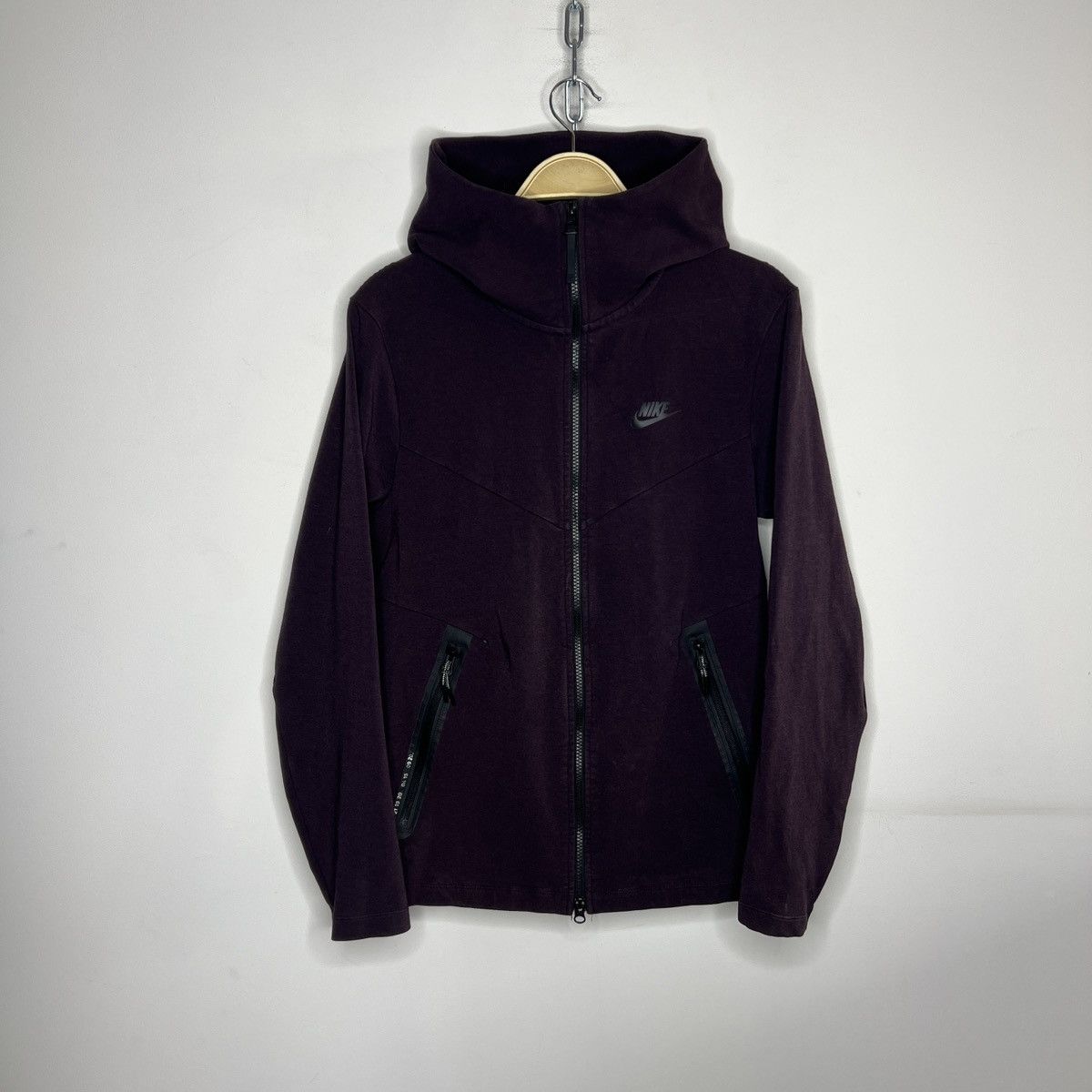 Nike Nike Tech Fleece Hoodie Dark Burgundy Red Jacket Zip Size US S / EU 44-46 / 1 - 1 Thumbnail