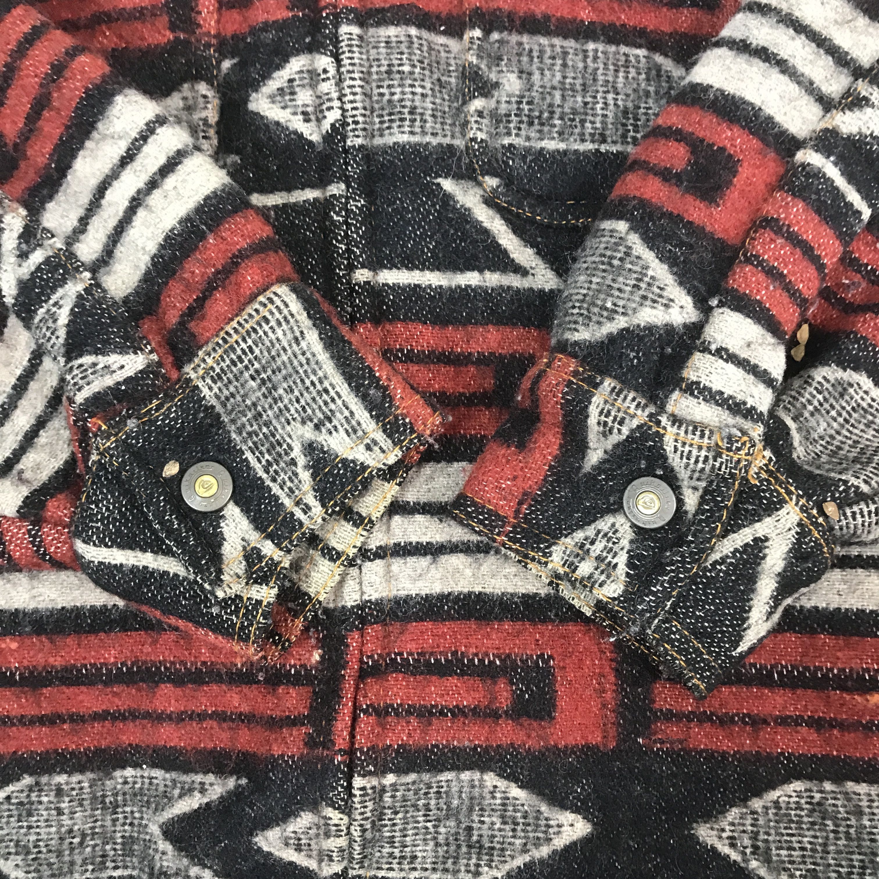 Quicksilver Vintage Quicksilver navajo Wool Zip up Jacket Size US L / EU 52-54 / 3 - 10 Thumbnail