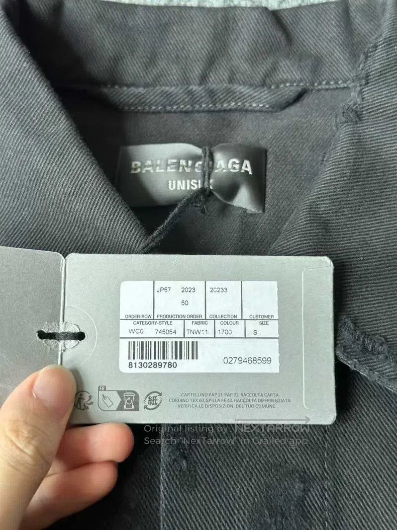 Balenciaga Balenciaga Sanskrit Destroyed Denim Jacket Size US S / EU 44-46 / 1 - 3 Thumbnail