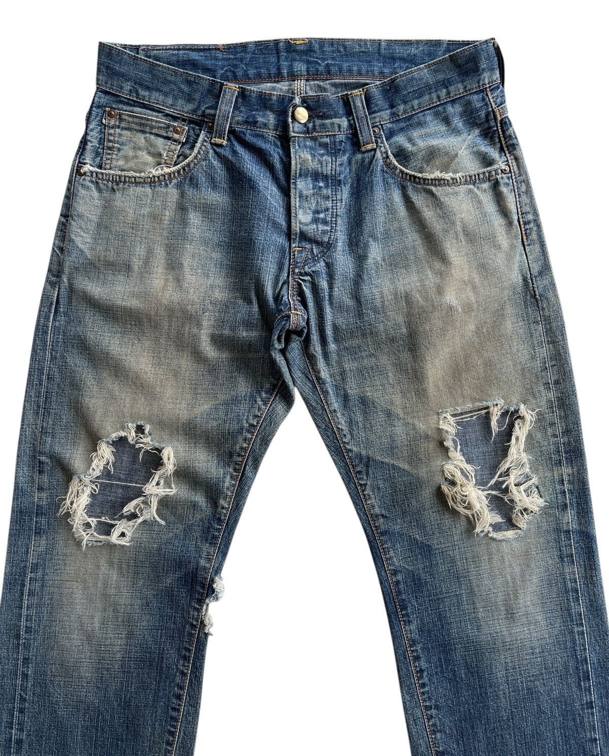 Carhartt Vintage Carhartt Distressed Selvedge Denim Size US 32 / EU 48 - 4 Thumbnail