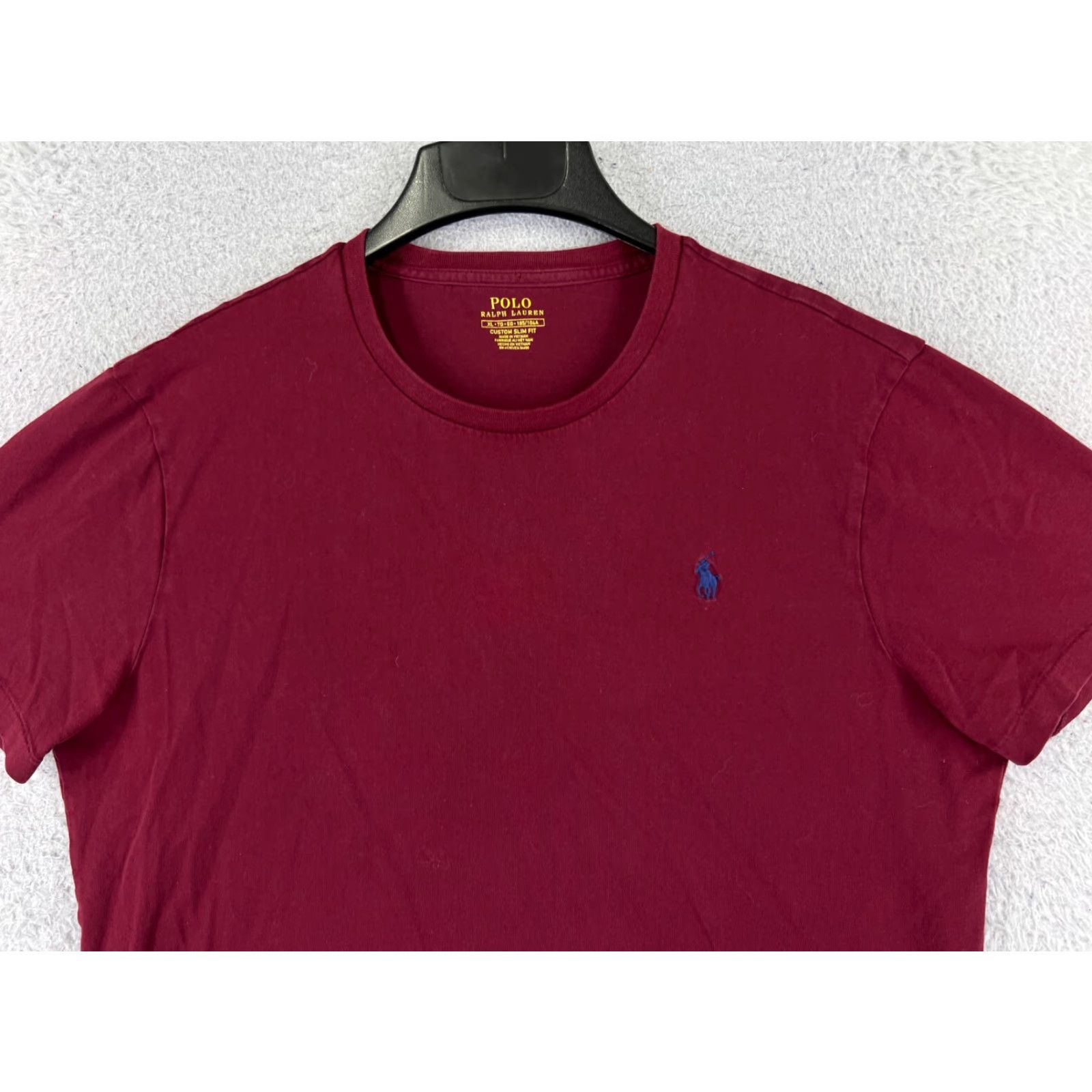 Ralph Lauren VINTAGE Polo Ralph Lauren Shirt Mens Extra Large Red Crew Neck Short Sleeve Cotton Size US XL / EU 56 / 4 - 4 Thumbnail