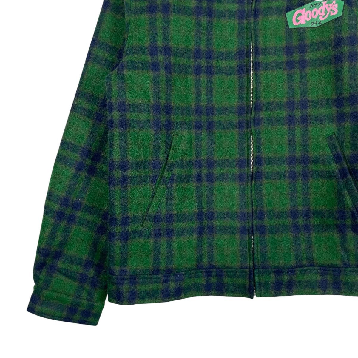 Have A Good Time × Japanese Brand 💥GOODYS ZIP UP TARTAN GREEN JACKET Size US L / EU 52-54 / 3 - 3 Thumbnail