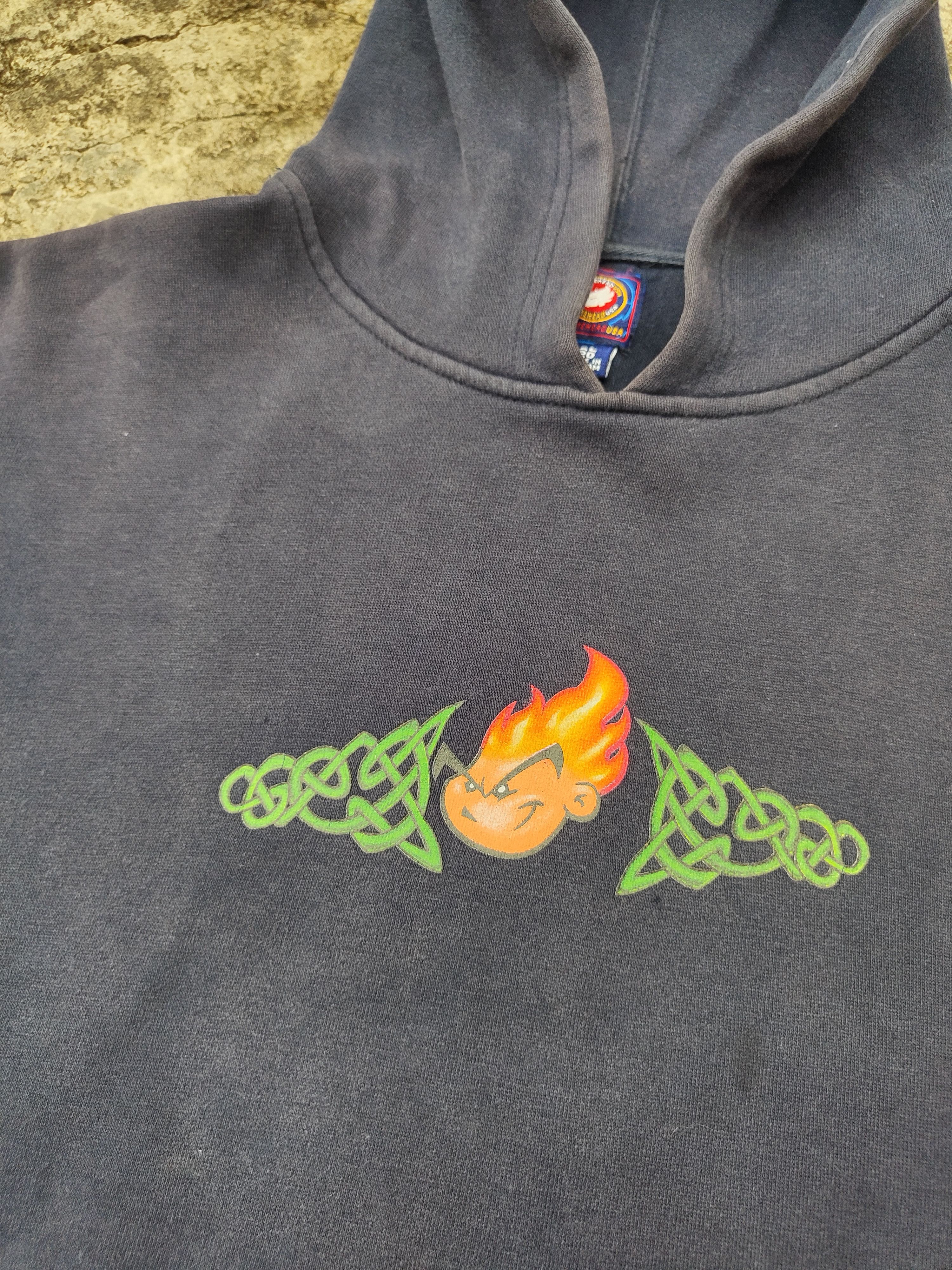 JNCO Jnco Flame Head Hoodie Size US XL / EU 56 / 4 - 8 Thumbnail