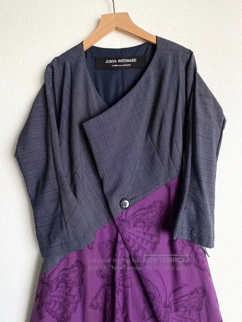 Junya Watanabe Junya Watanabe Mixed material patchwork butterfly embroide Size S / US 4 / IT 40 - 3 Thumbnail
