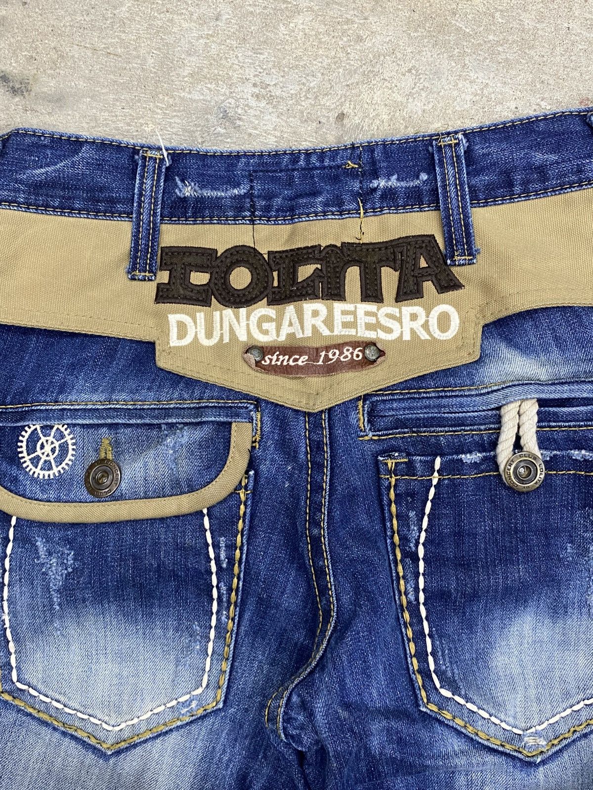 Beauty Beast × Jean undefined wash jeans lolita dungareesro pant Size US 32 / EU 48 - 8 Thumbnail