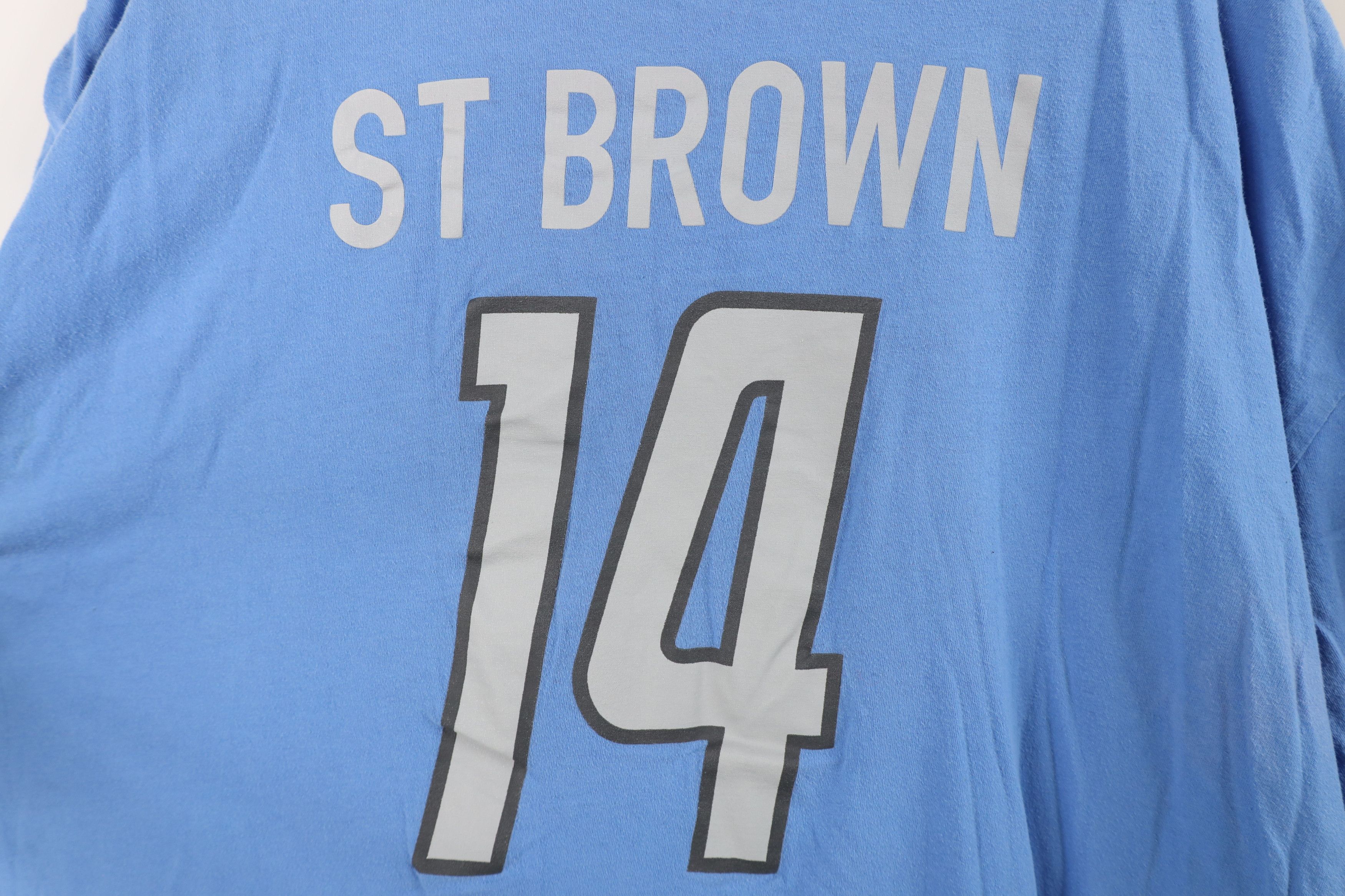 Vintage NFL Amon-Ra St Brown Detroit Lions Football Jersey T-Shirt Size US XXL / EU 58 / 5 - 10 Thumbnail