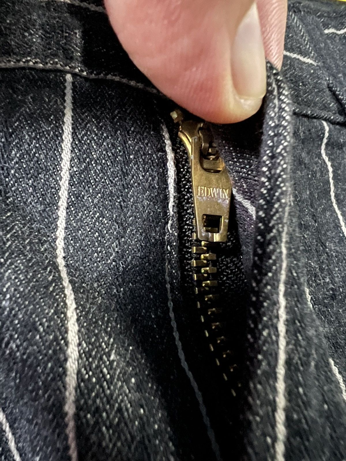 Edwin × Japanese Brand EDWIN STRIPE JEANS Size US 33 - 6 Thumbnail