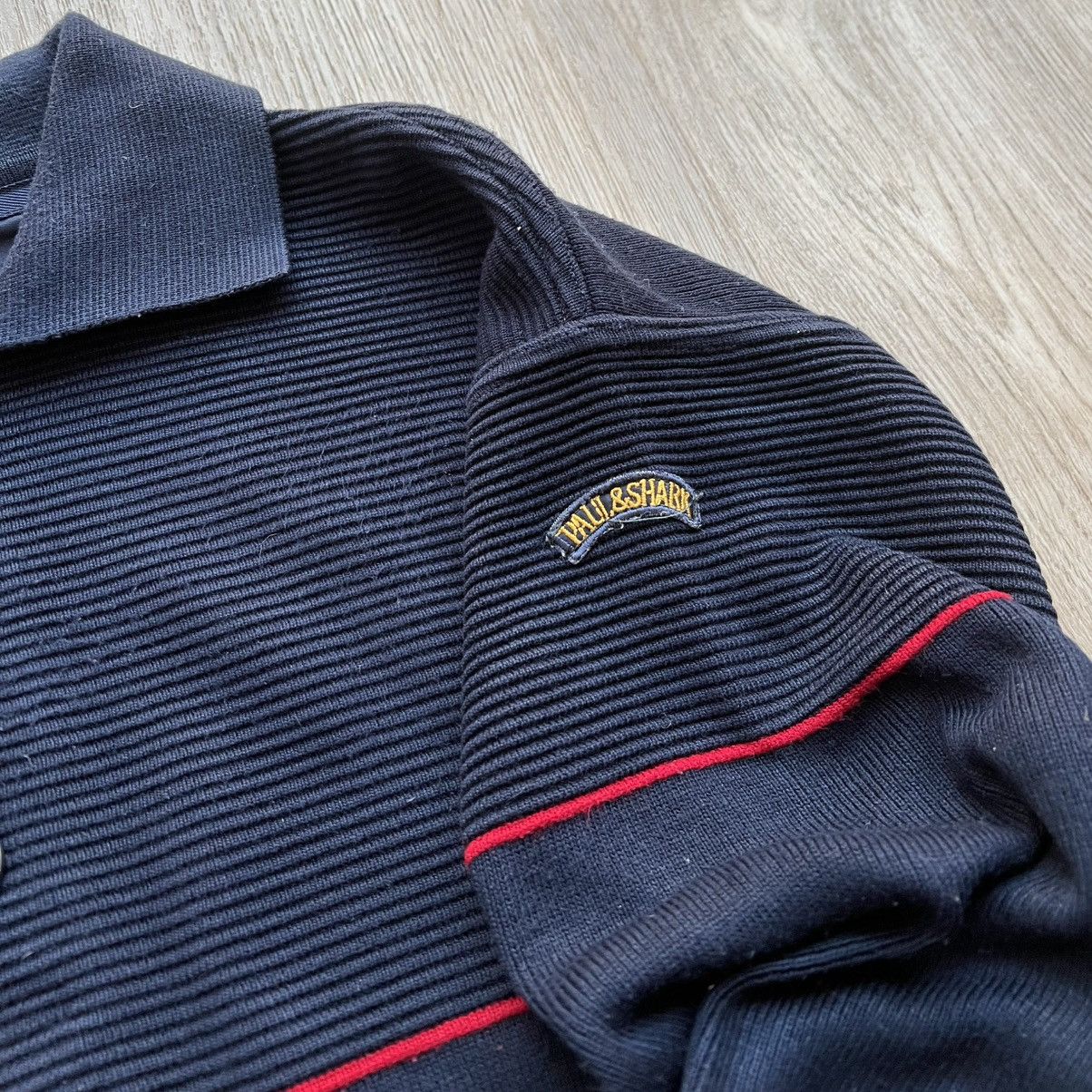 Paul & Shark × Vintage Vintage Paul & Shark 1/3 Zip Knit Sweater Size US XXL / EU 58 / 5 - 4 Thumbnail