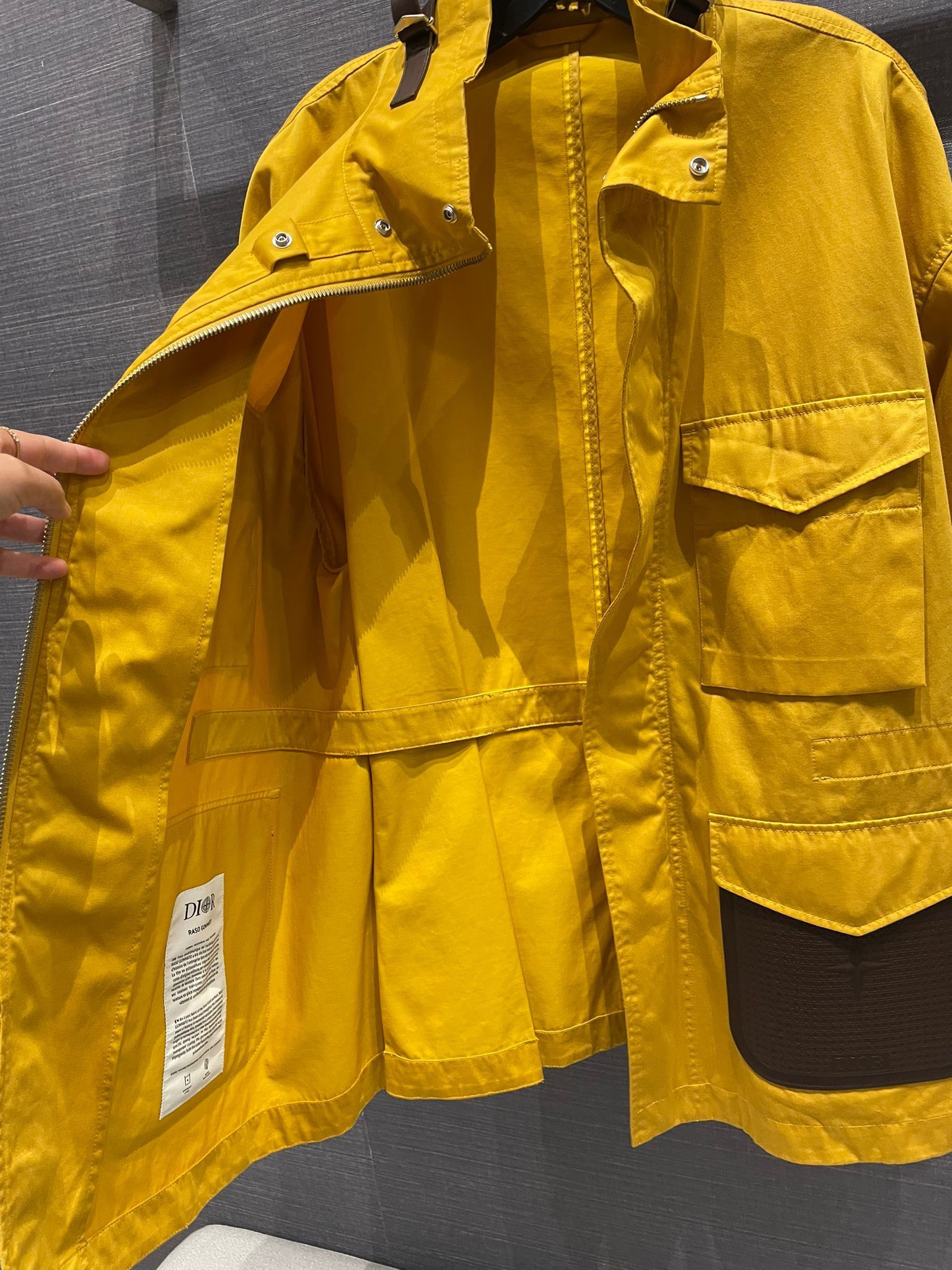 Dior × Stone Island Jacket in Yellow Size US M / EU 48-50 / 2 - 3 Thumbnail