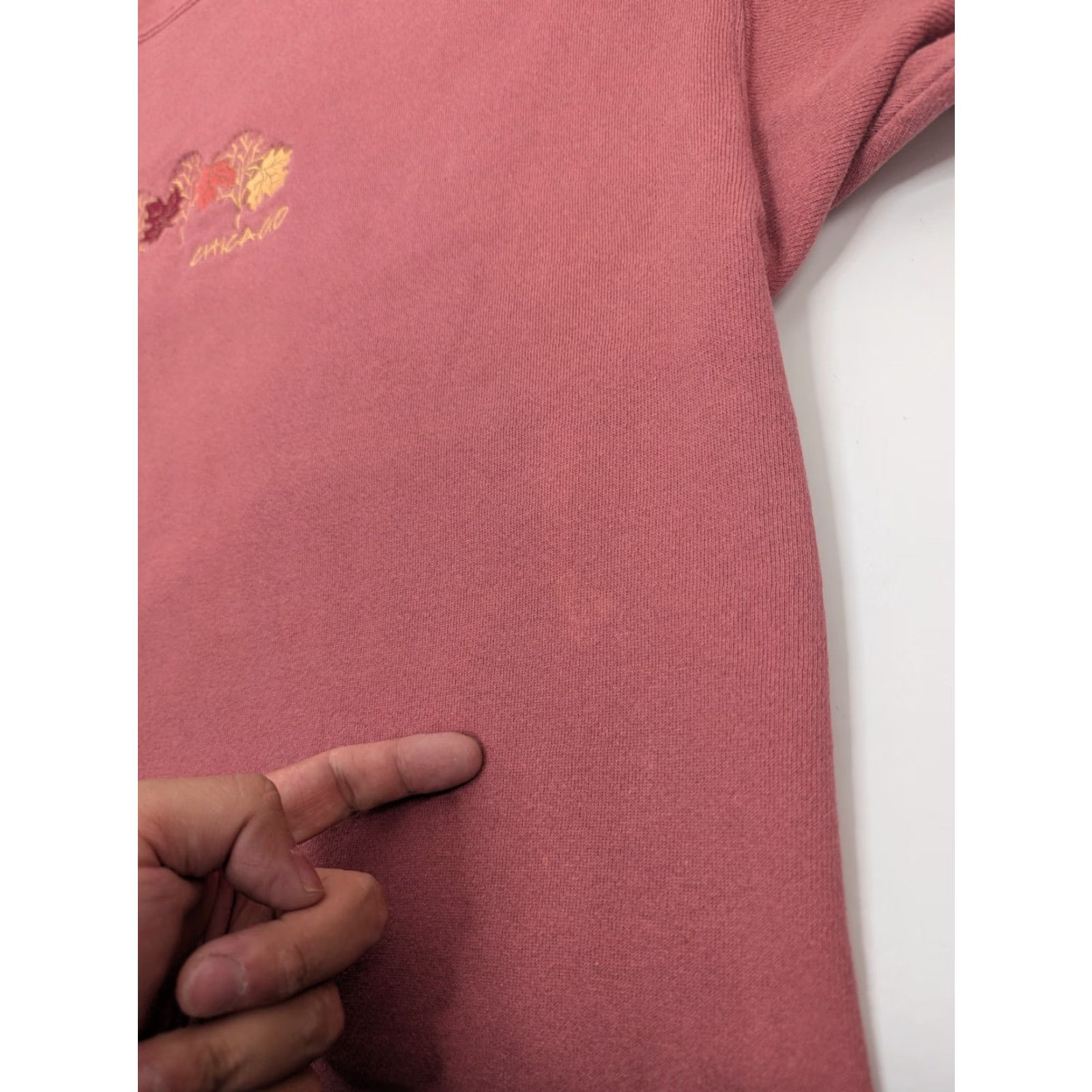 Vintage VINTAGE Desert Heat Sweatshirt Men's XL Pink 90s Heavyweight Fleece City Graphic Print Size US XL / EU 56 / 4 - 4 Thumbnail