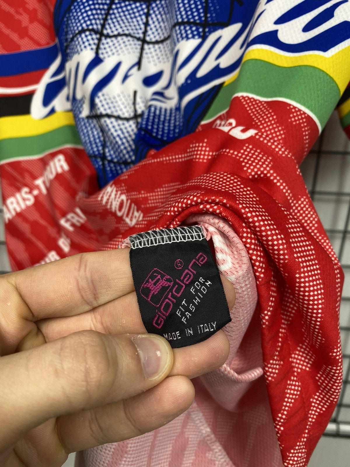Bicycle × Vintage Campagnolo Giordana Team Cycle Jersey Men XL Red Tournament Size US XL / EU 56 / 4 - 6 Thumbnail