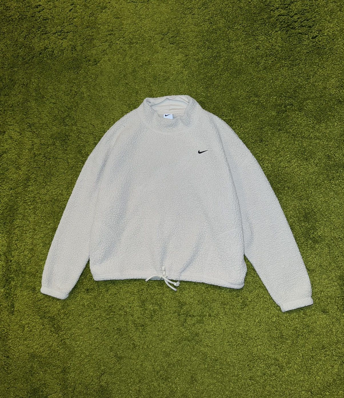 Designer × Nike 🧸 Nike teddy bear style knit swoosh logo sweatshirt Size XL / US 12-14 / IT 48-50 - 10 Thumbnail