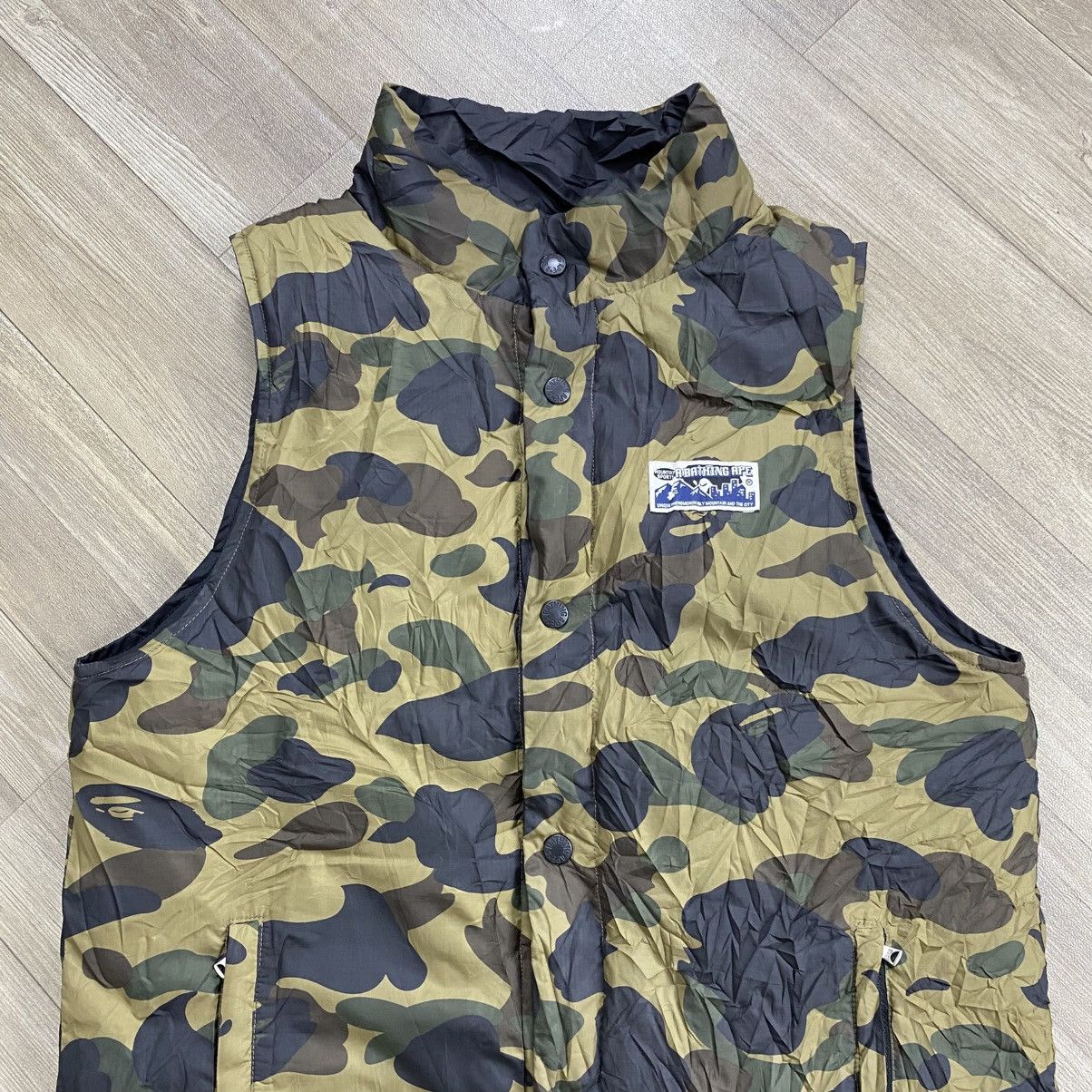 Bape 1st Bape A Bathing Ape Reversible Camo Down Vest Size US L / EU 52-54 / 3 - 3 Thumbnail
