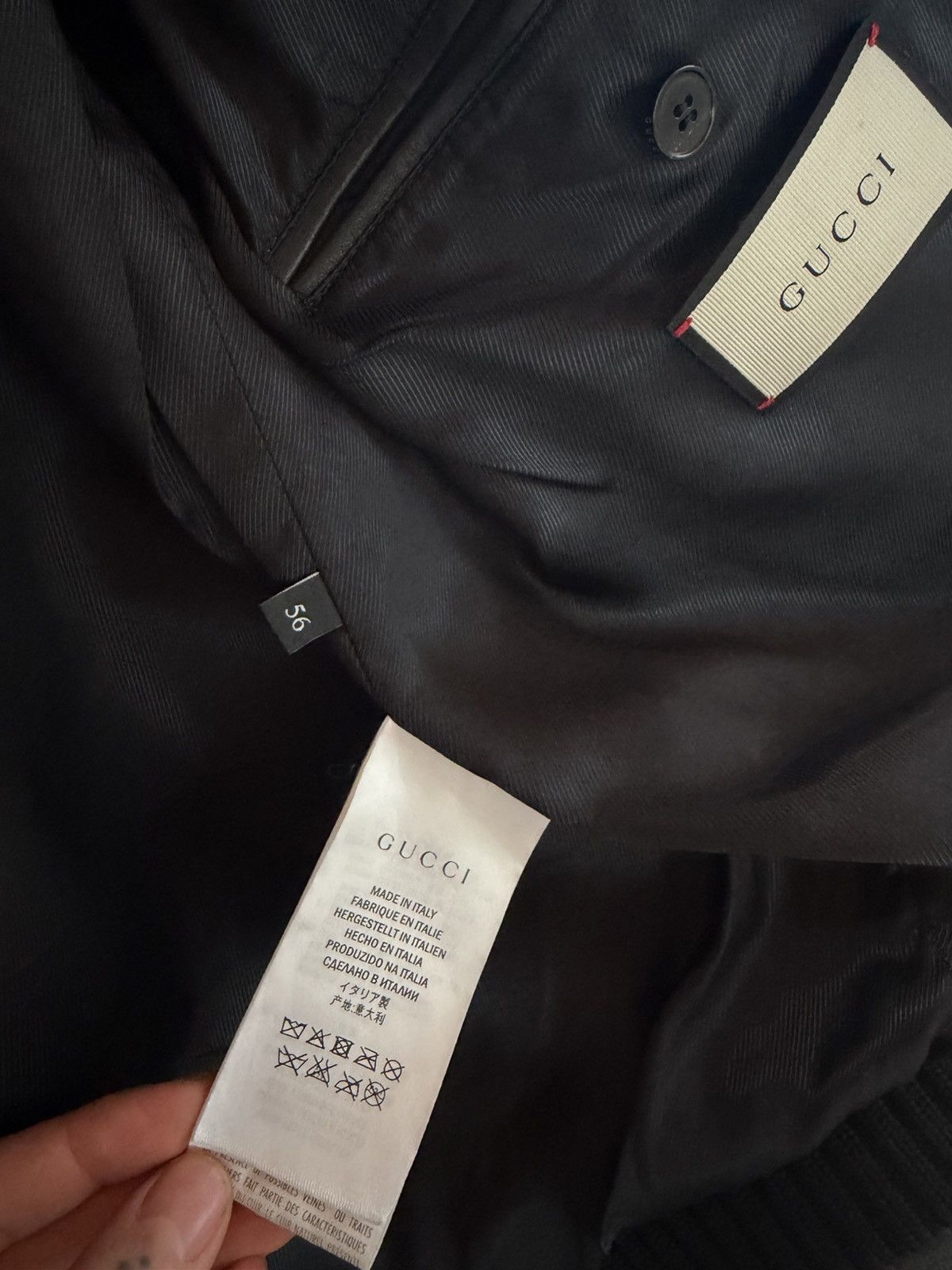 Gucci Gucci leather jacket Size US XL / EU 56 / 4 - 5 Thumbnail