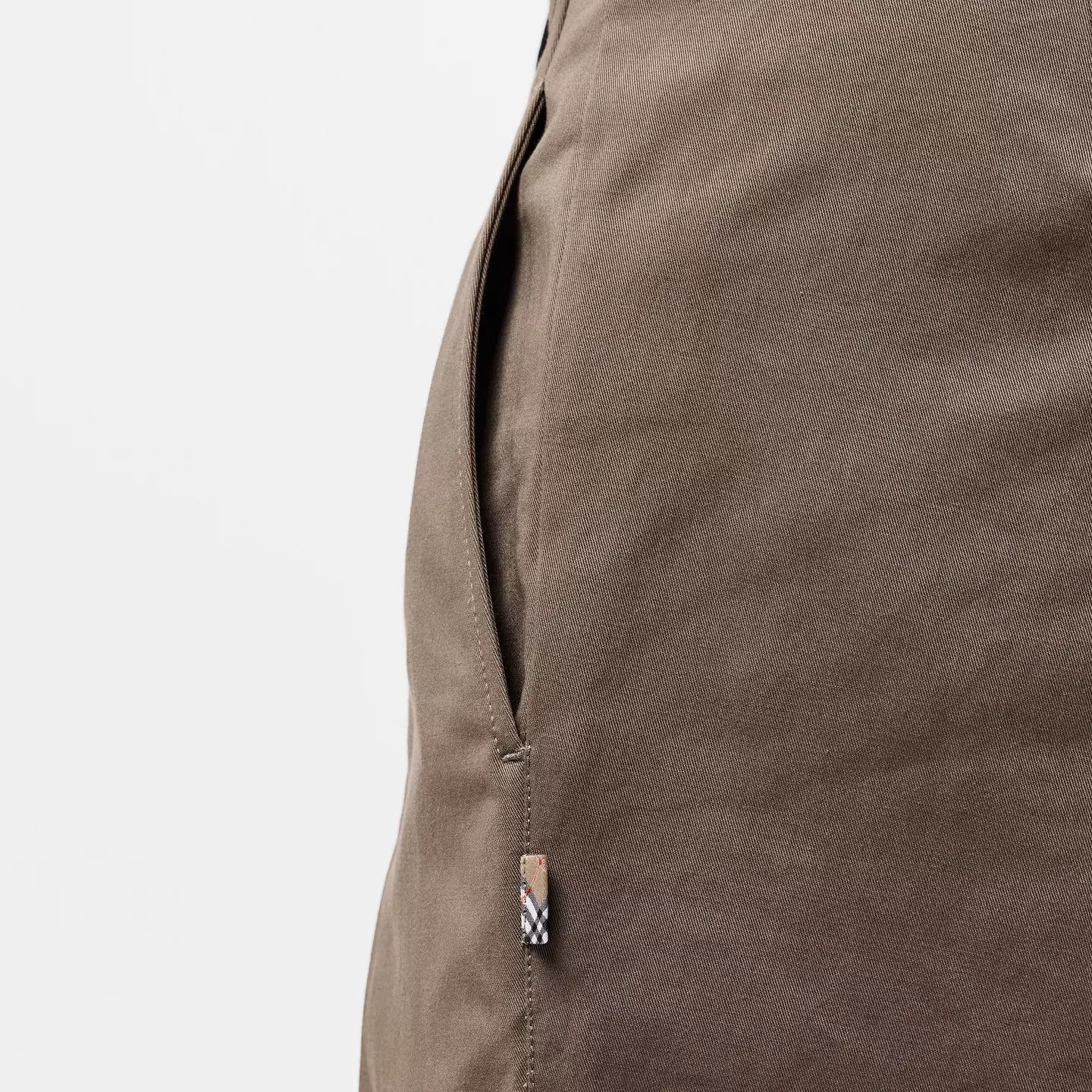 Burberry o1g2r1mq0426 Tailored Fit Chinos Pants in Brown Size US 34 / EU 50 - 5 Thumbnail