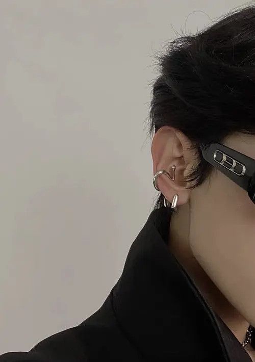 Designer × Vintage Retro irregular ear clip Size ONE SIZE - 3 Thumbnail